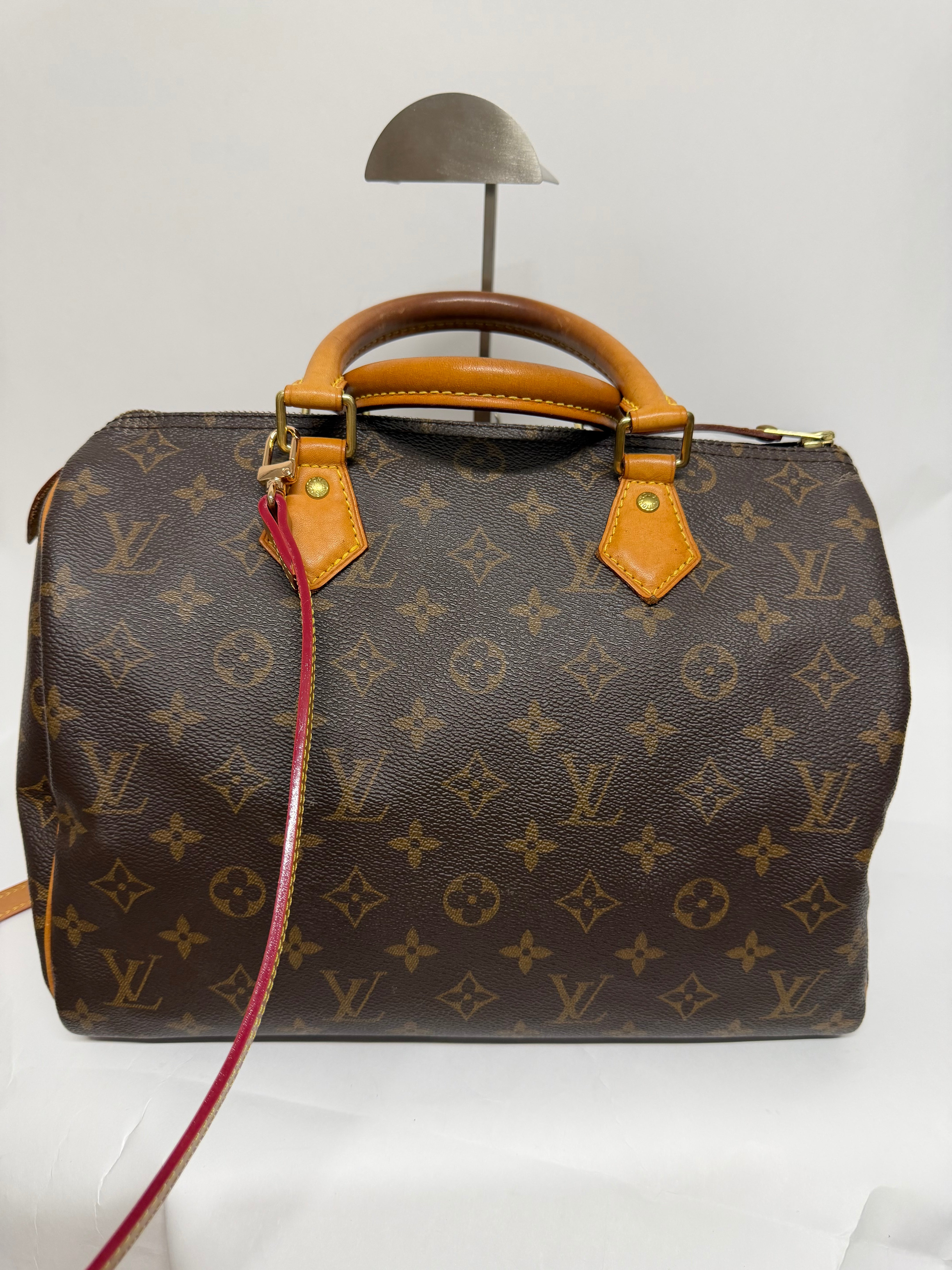 Louis Vuitton Speedy 30 Monogram con bandolera extra