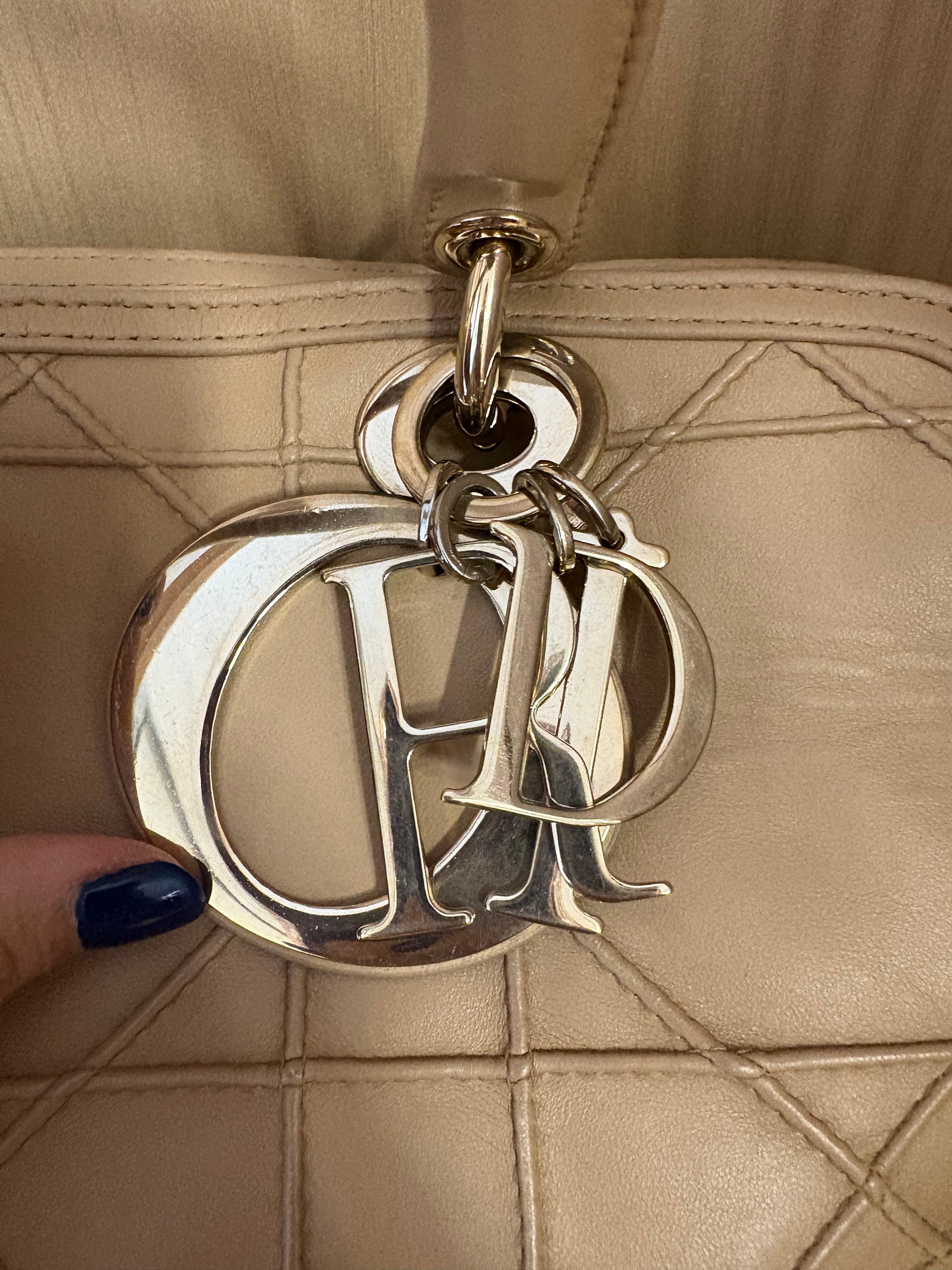 Dior Granville large tote beige camel bandolera