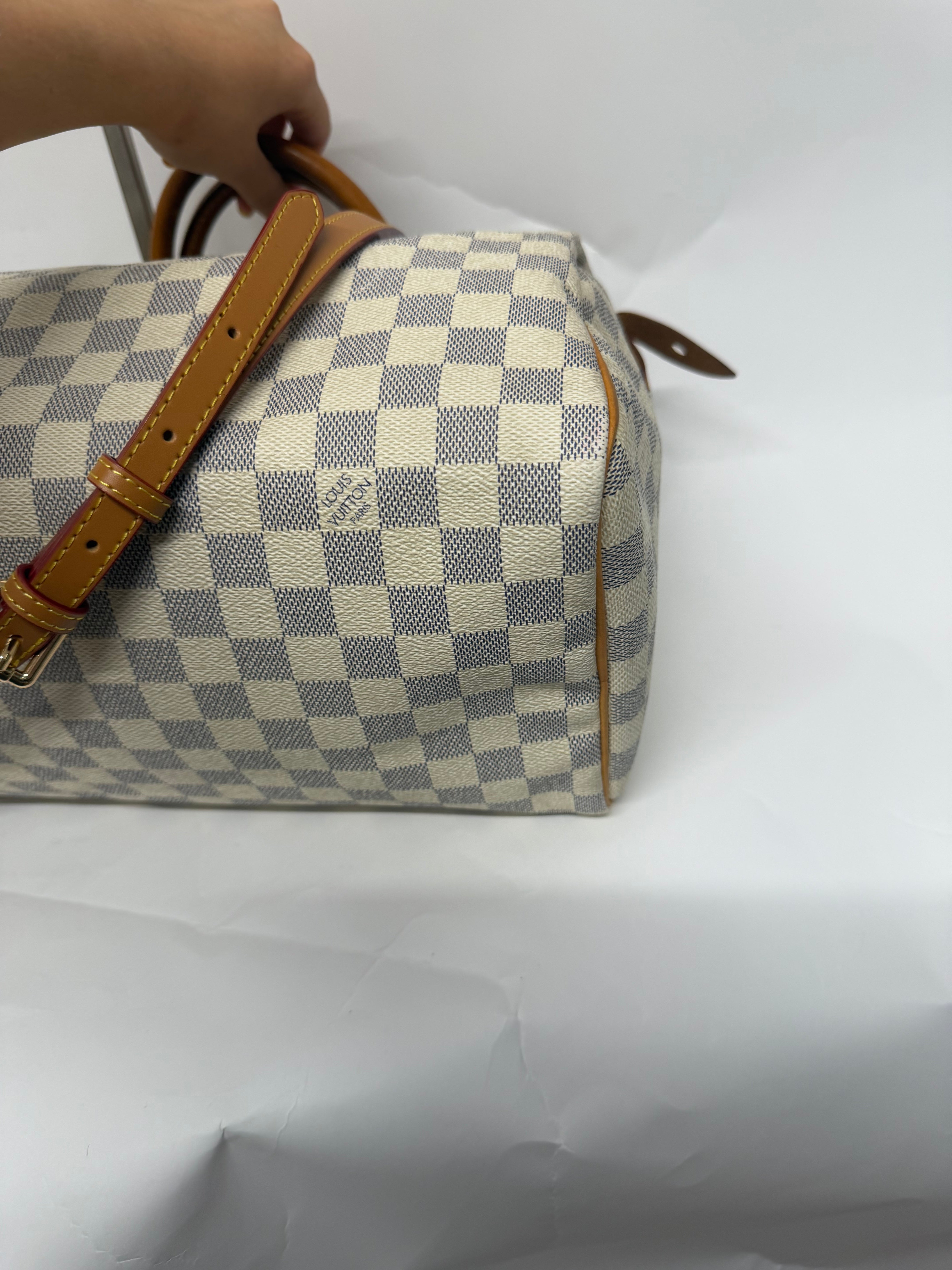 Louis Vuitton Speedy 30 Damier Azur