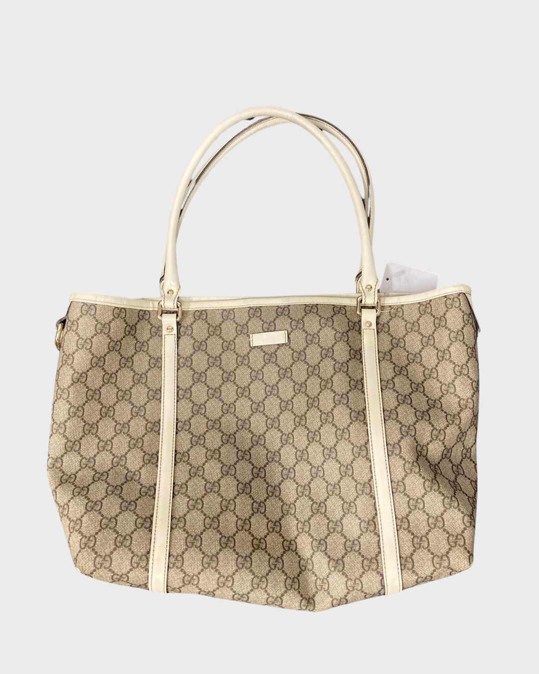 Gucci tote bag canvas y blanco