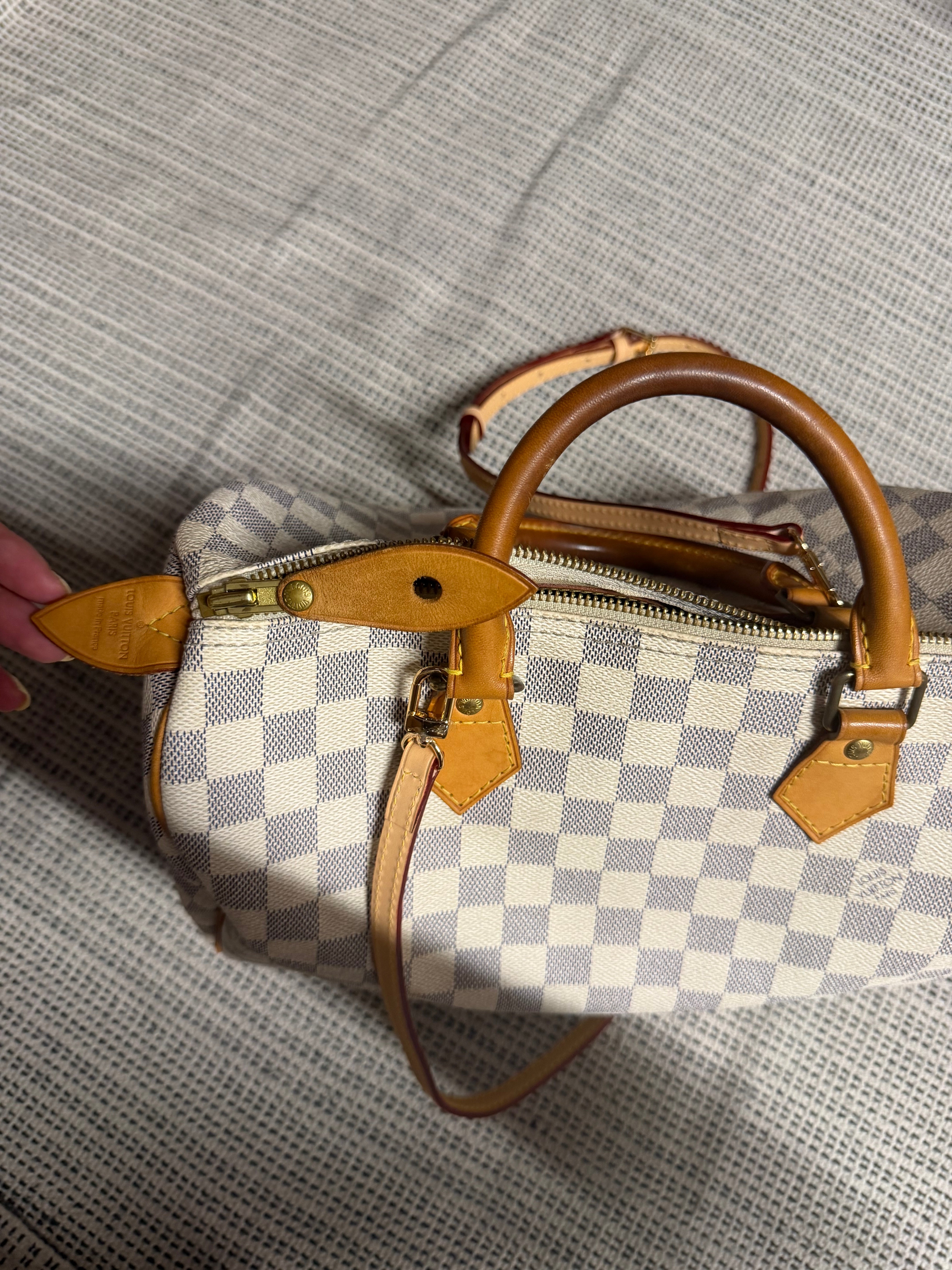Louis Vuitton Speedy 30 Damier Azur