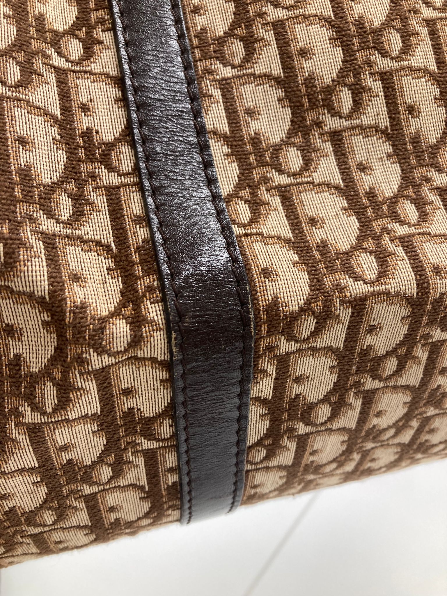 Dior trotter 40 vintage marrón