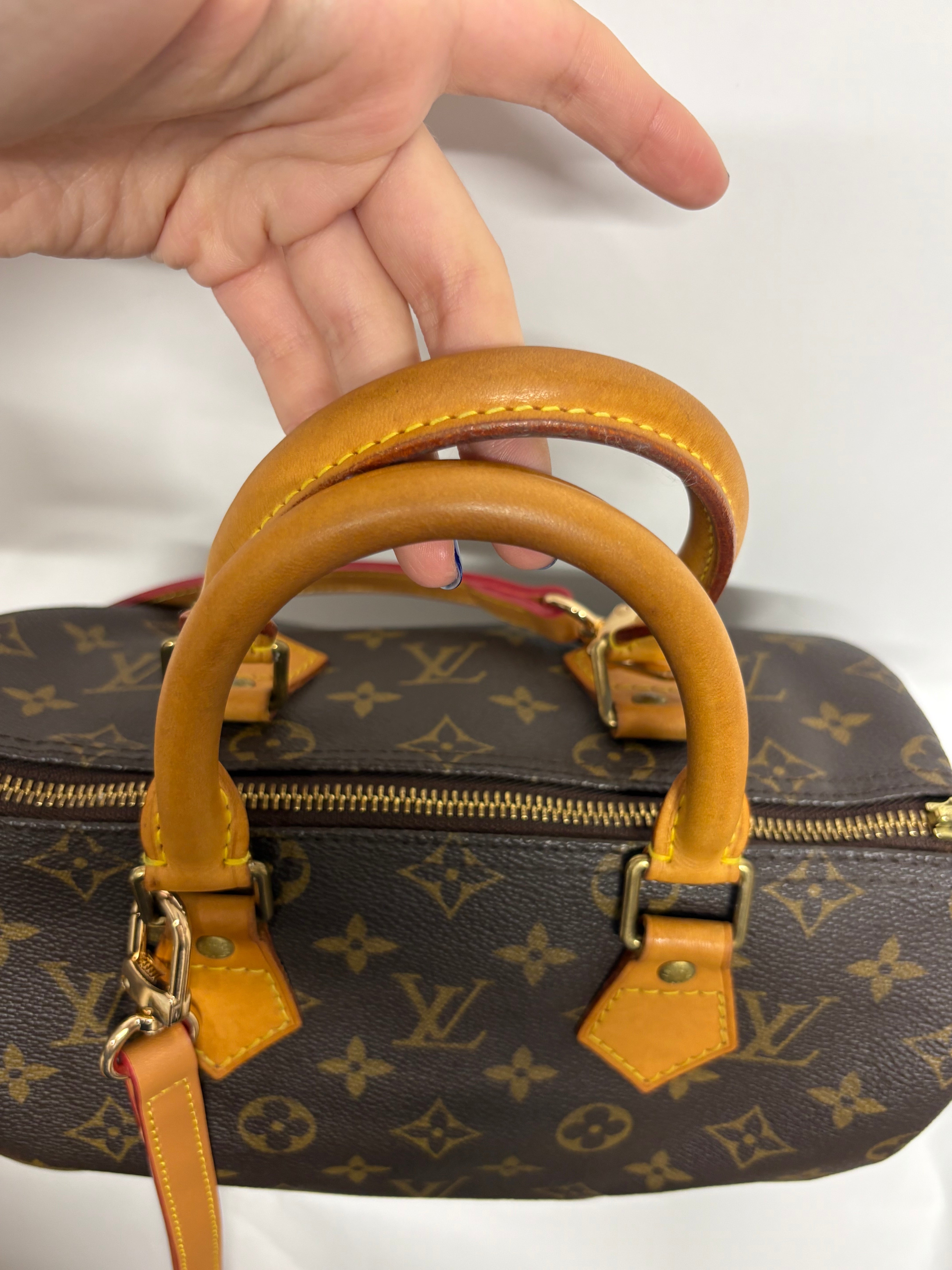 Louis Vuitton Speedy 25 Monogram con bandolera extra