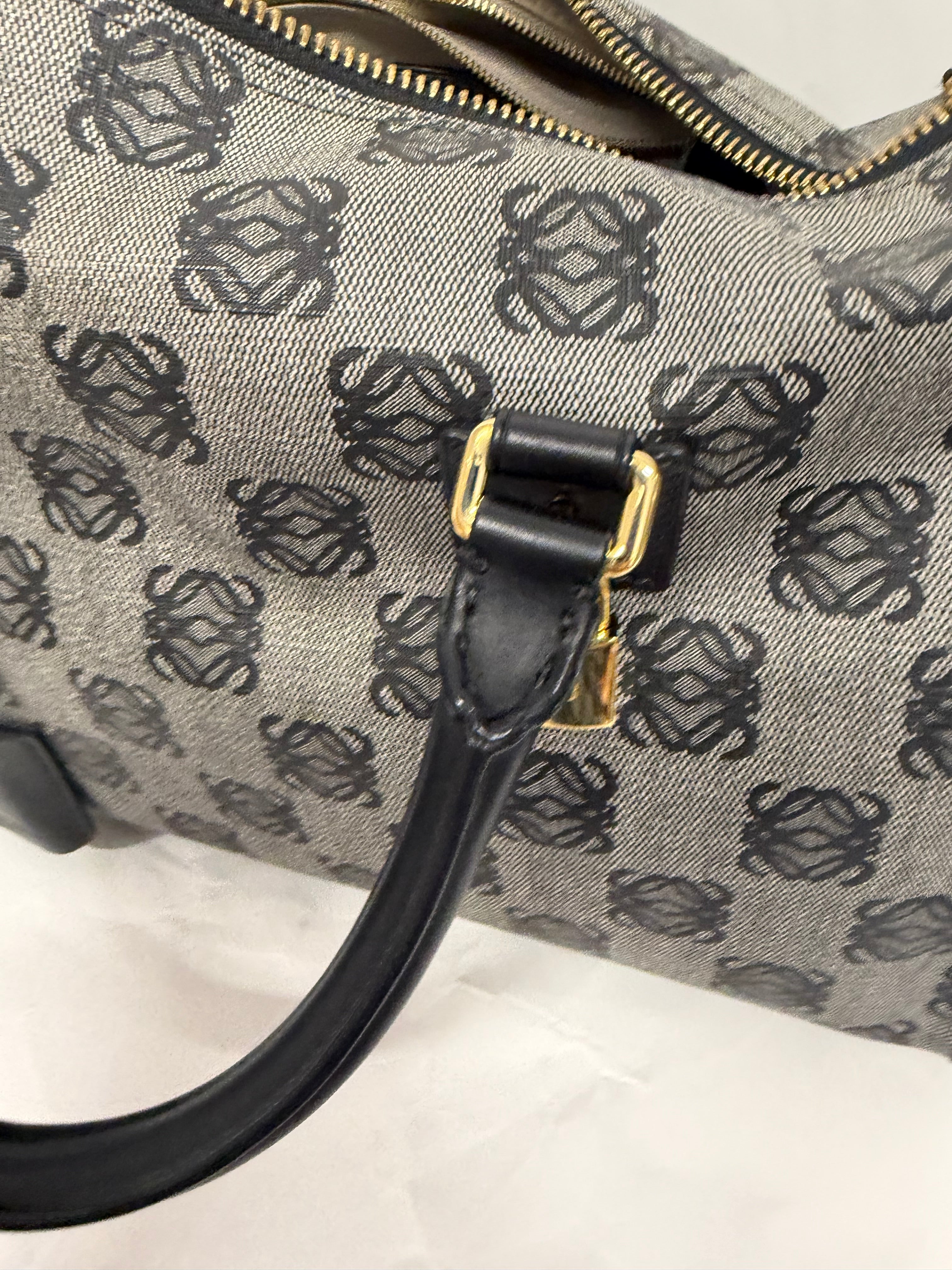 Loewe Amazona 36 Jacquard Anagram azul marino