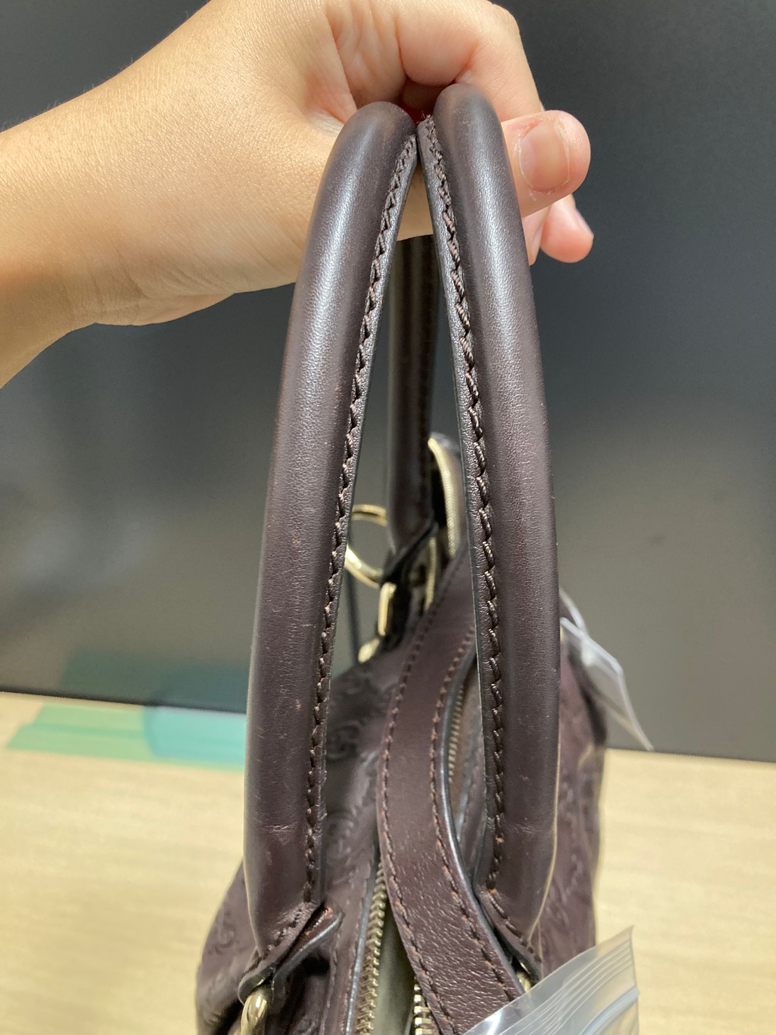 GUCCI GG Guccissima 2Way – Piel marrón chocolate Y bandolera