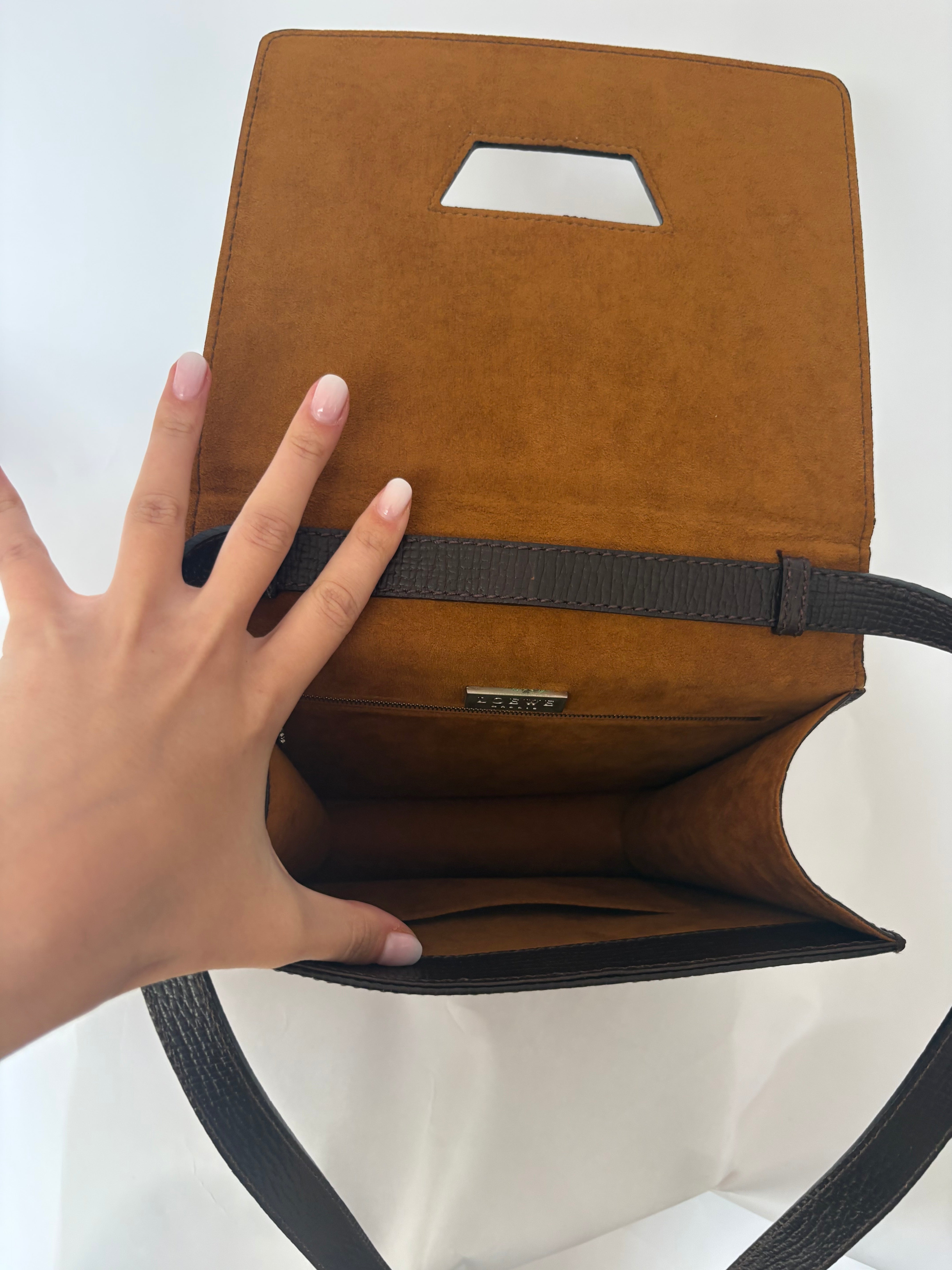 Loewe Barcelona 2-Way bandolera – Marrón