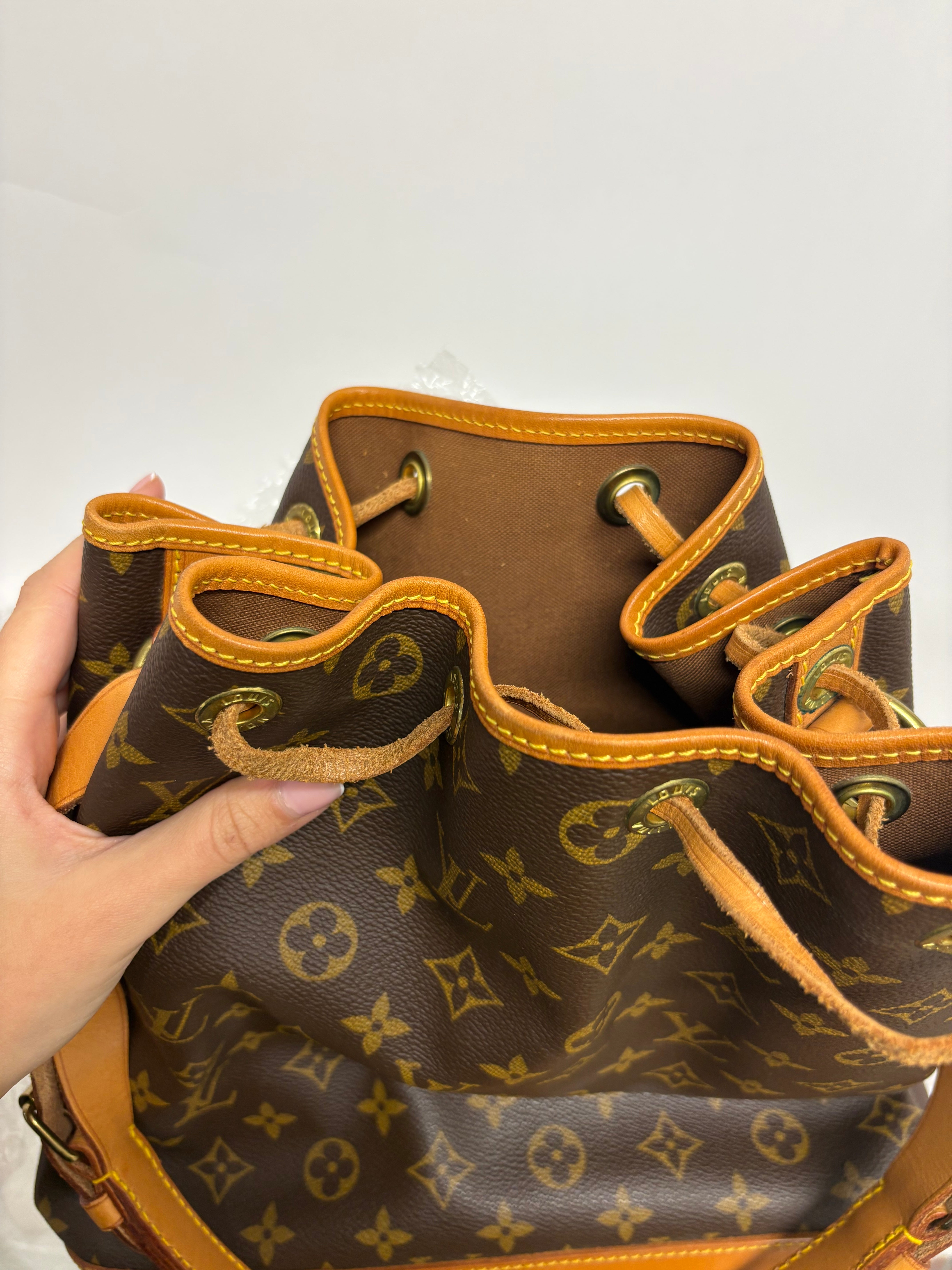 Louis Vuitton Noè clásico vintage canvas monogram