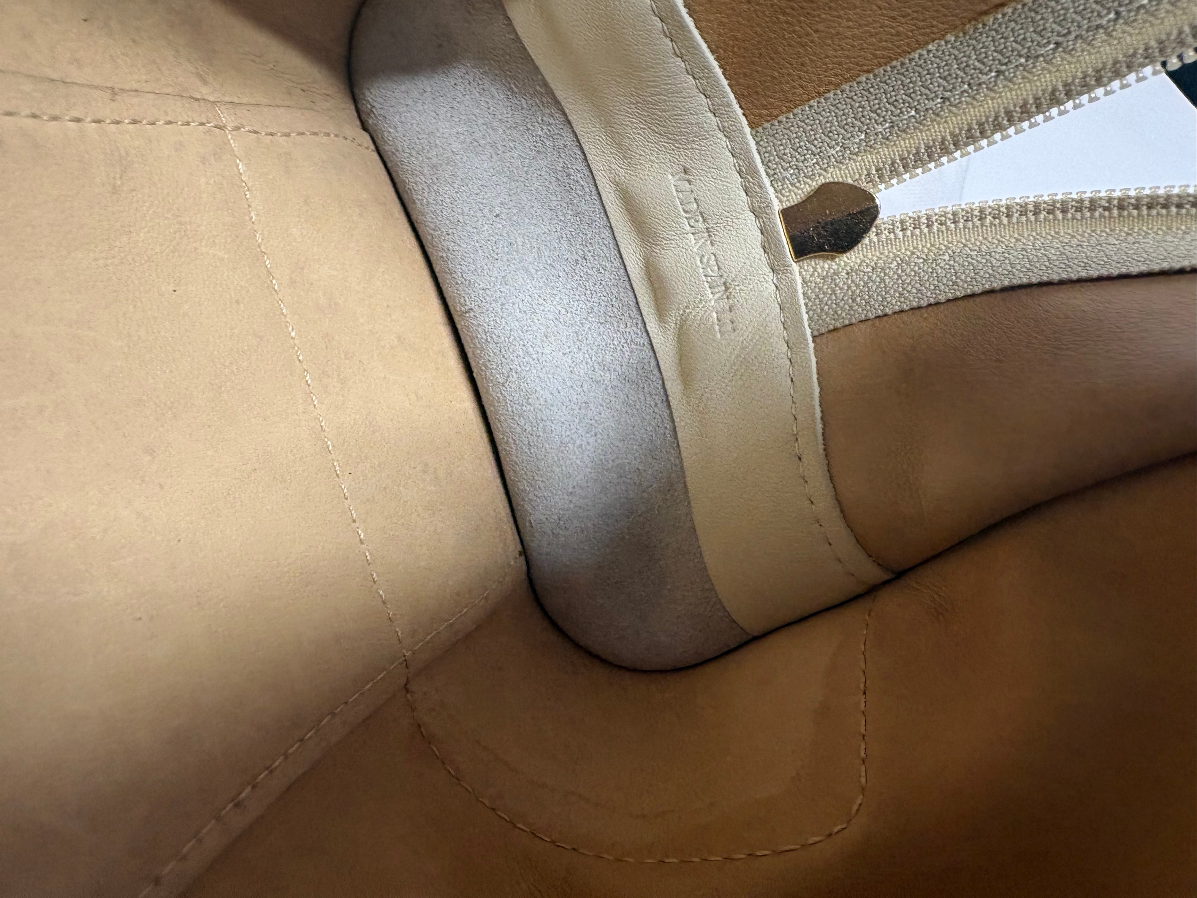 Loewe Amazona 28 blanco y ante oro 2 bandoleras