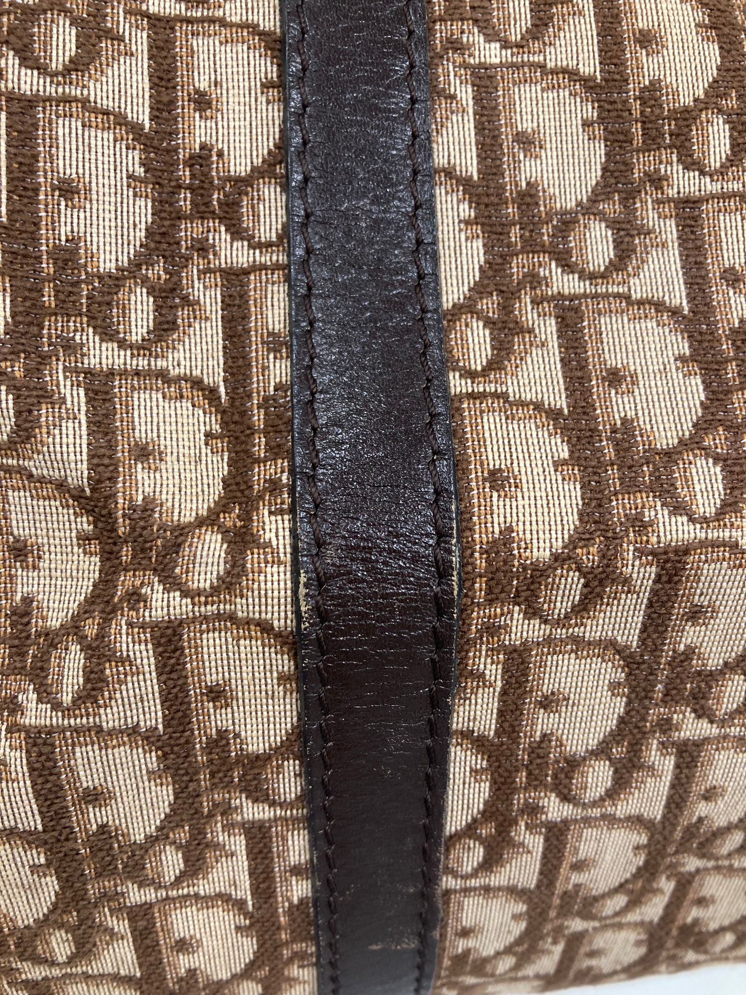 Dior trotter 40 vintage marrón