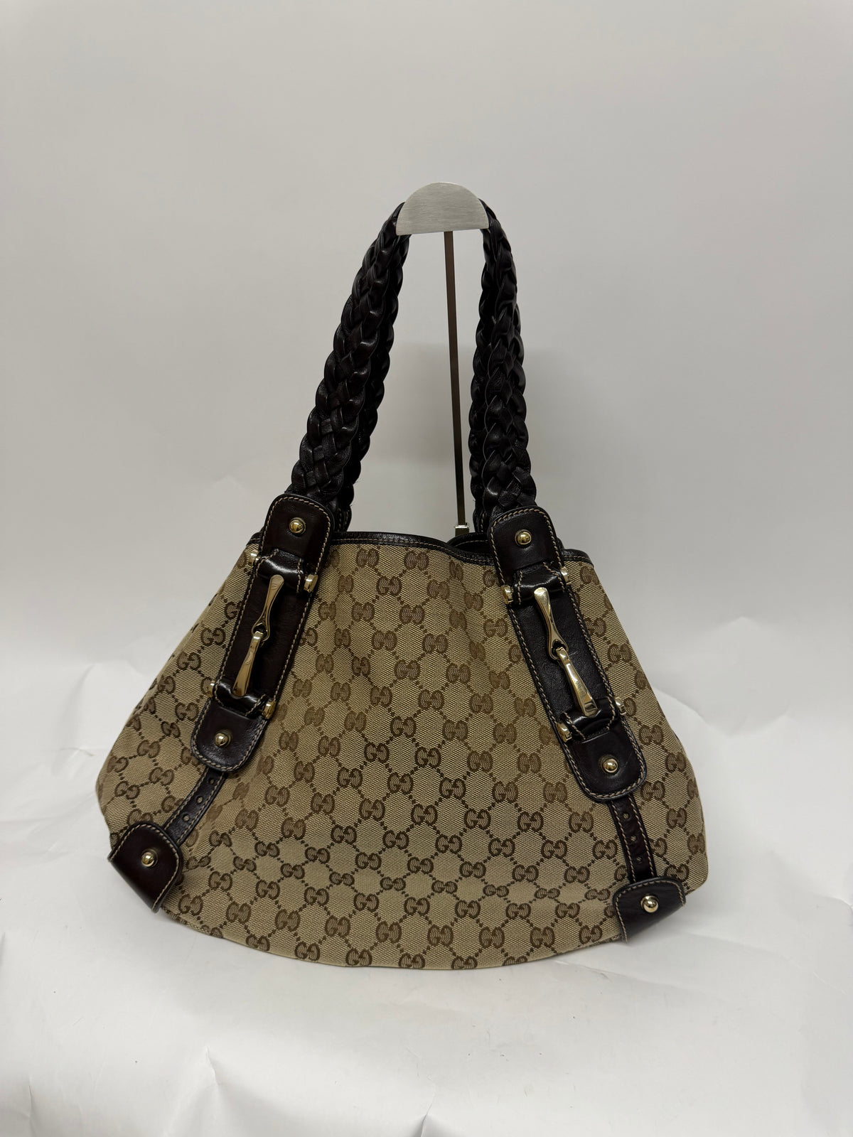 Gucci Pelham Horsebit GG Canvas Marrón