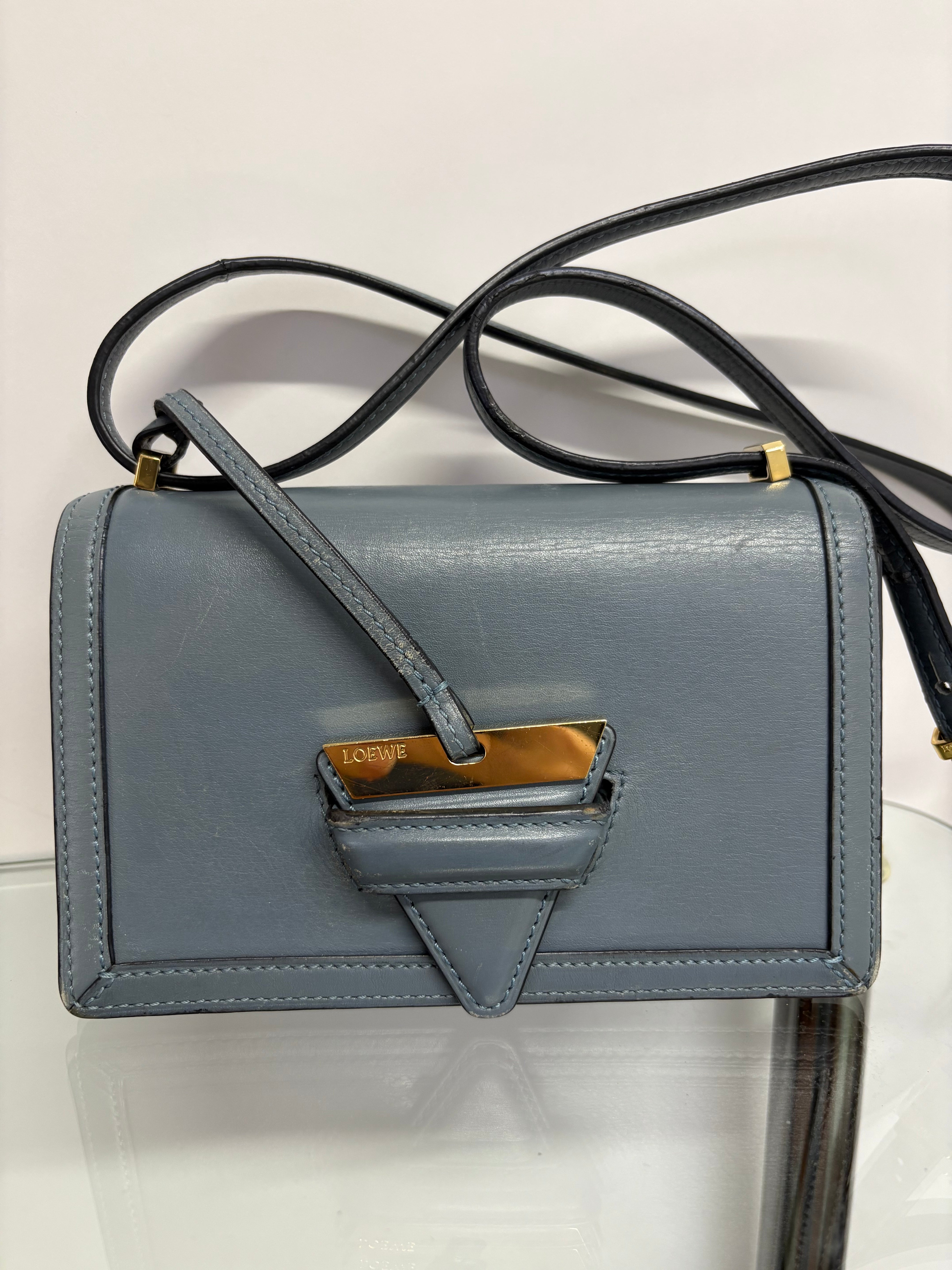 Loewe Barcelona Mini Azul grisáceo claro