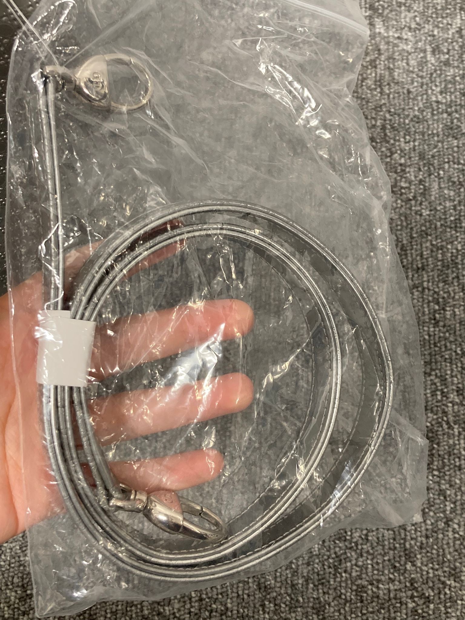 Christian Dior Lady Dior Cannage – Piel plateada