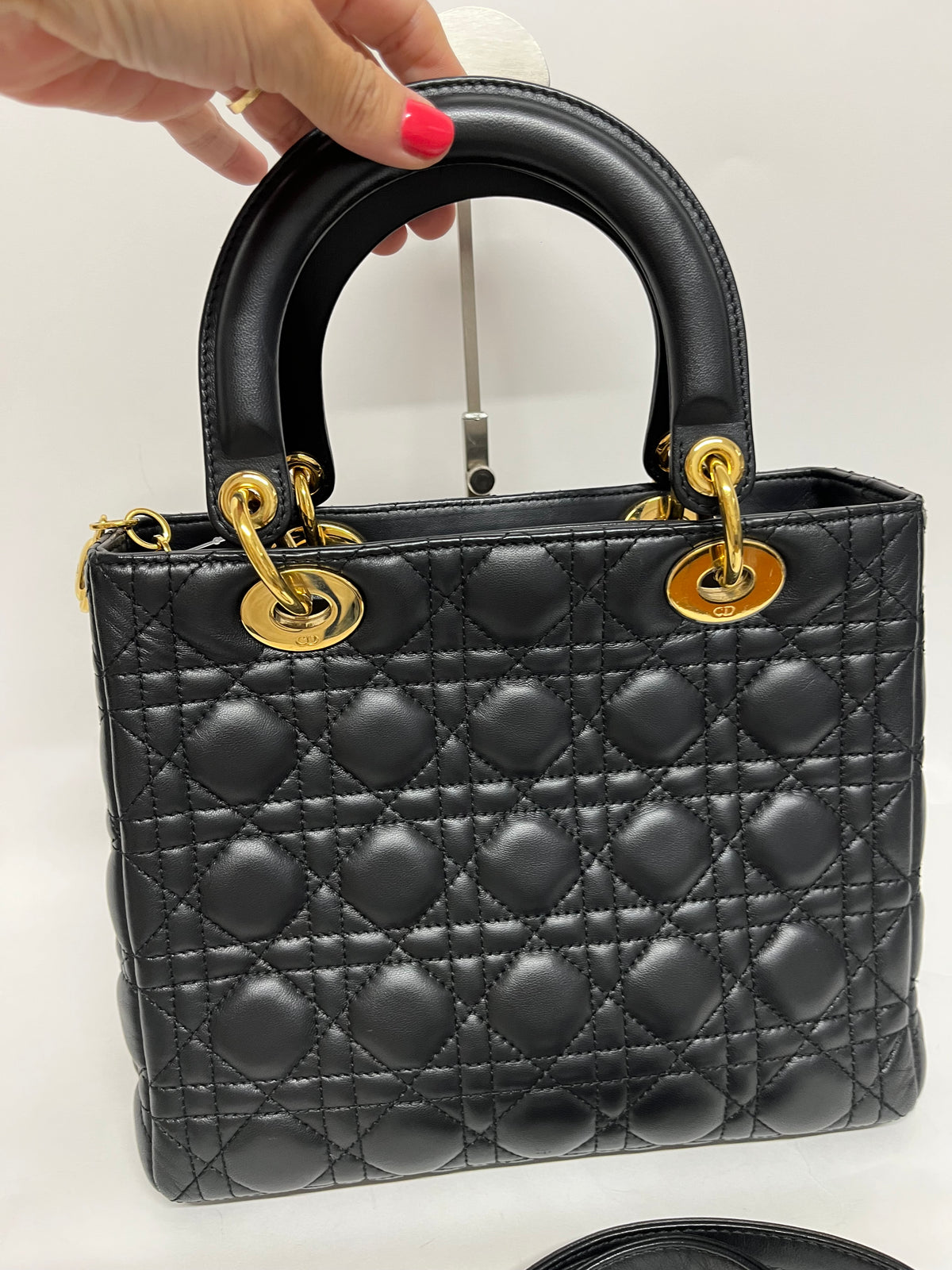 Christian Dior Lady Dior Medium Piel Cordero Cannage