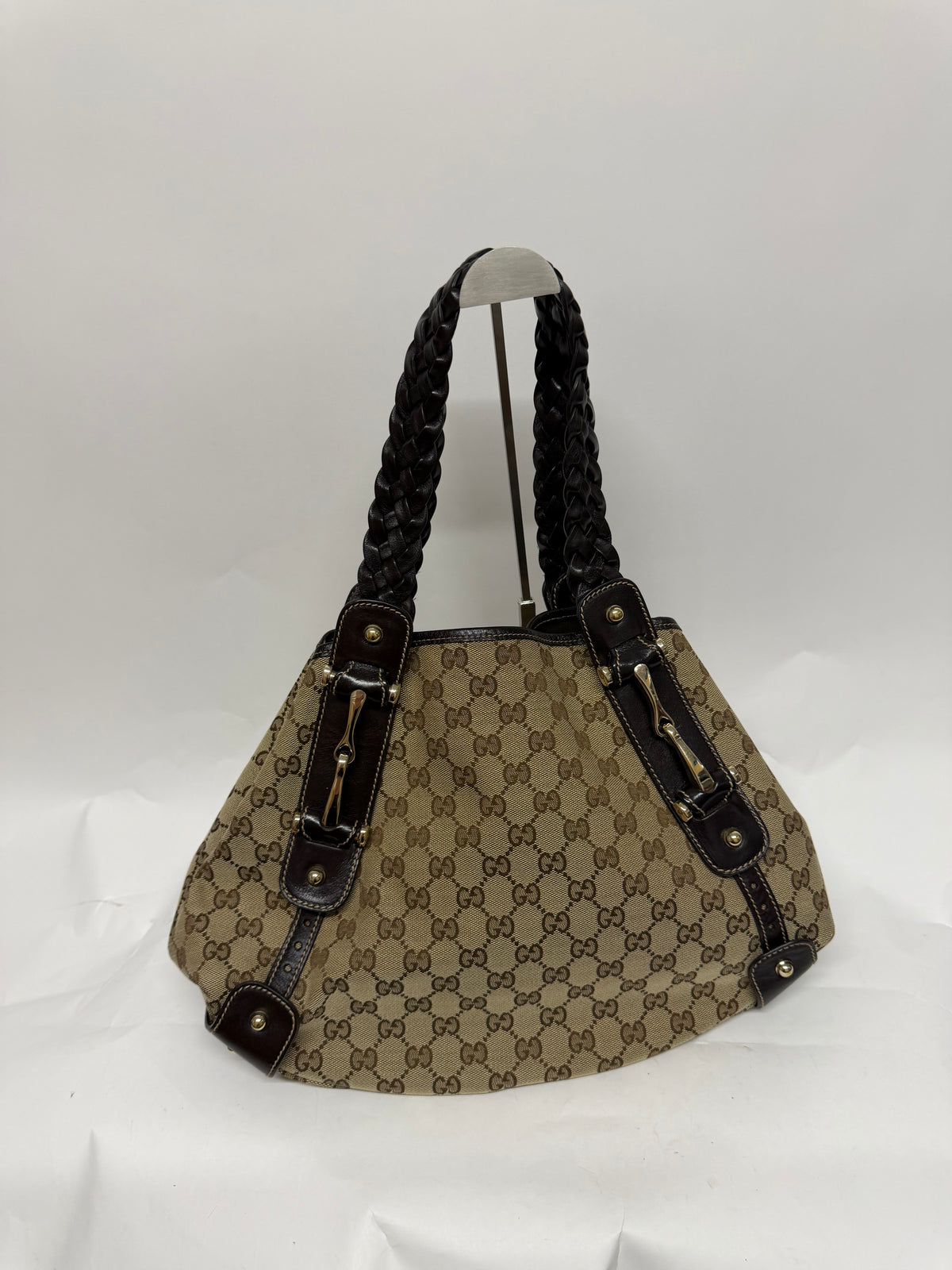 Gucci Pelham Horsebit GG Canvas Marrón
