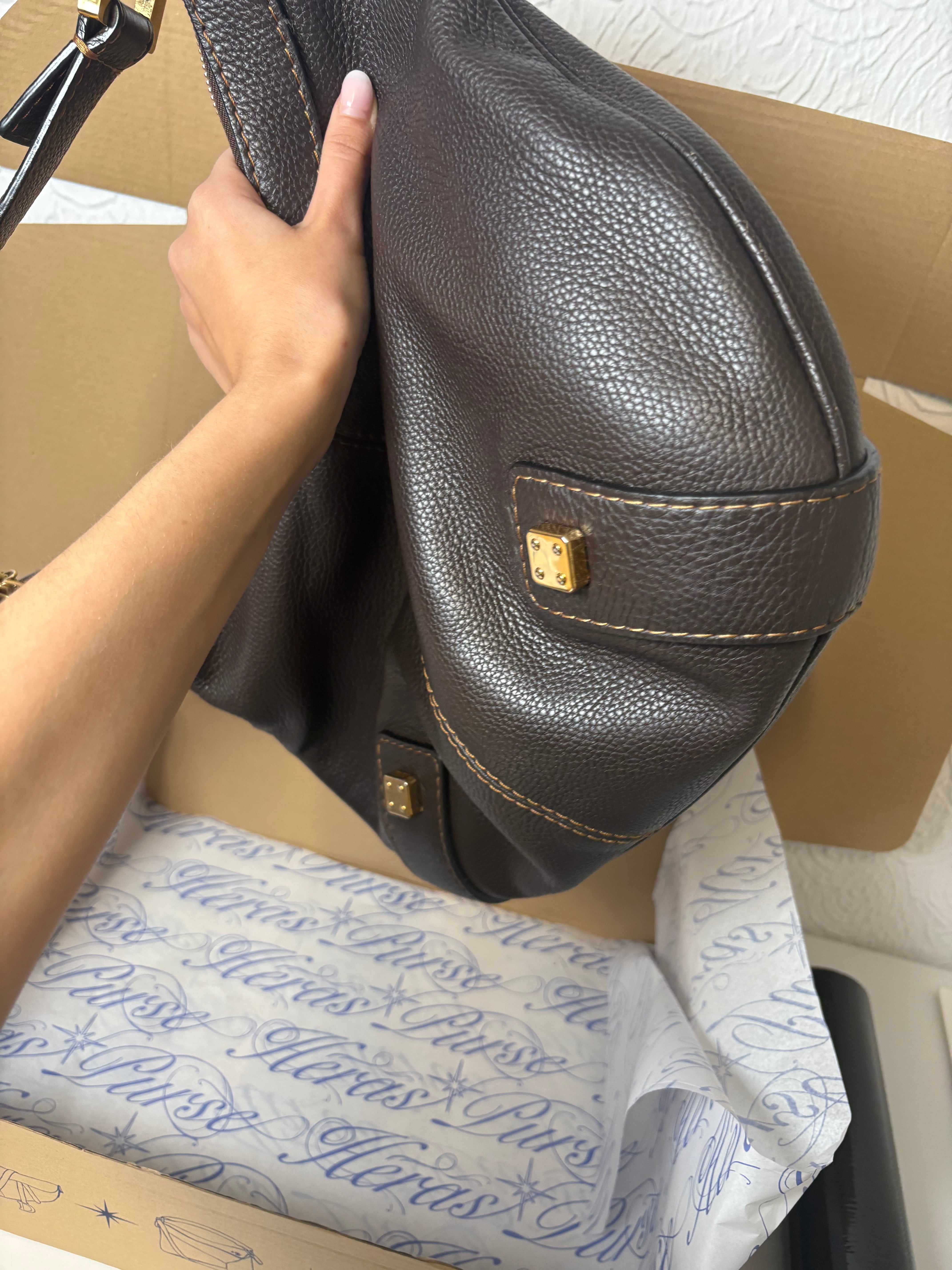 Loewe Hobo Road Safari Marrón Chocolate Large