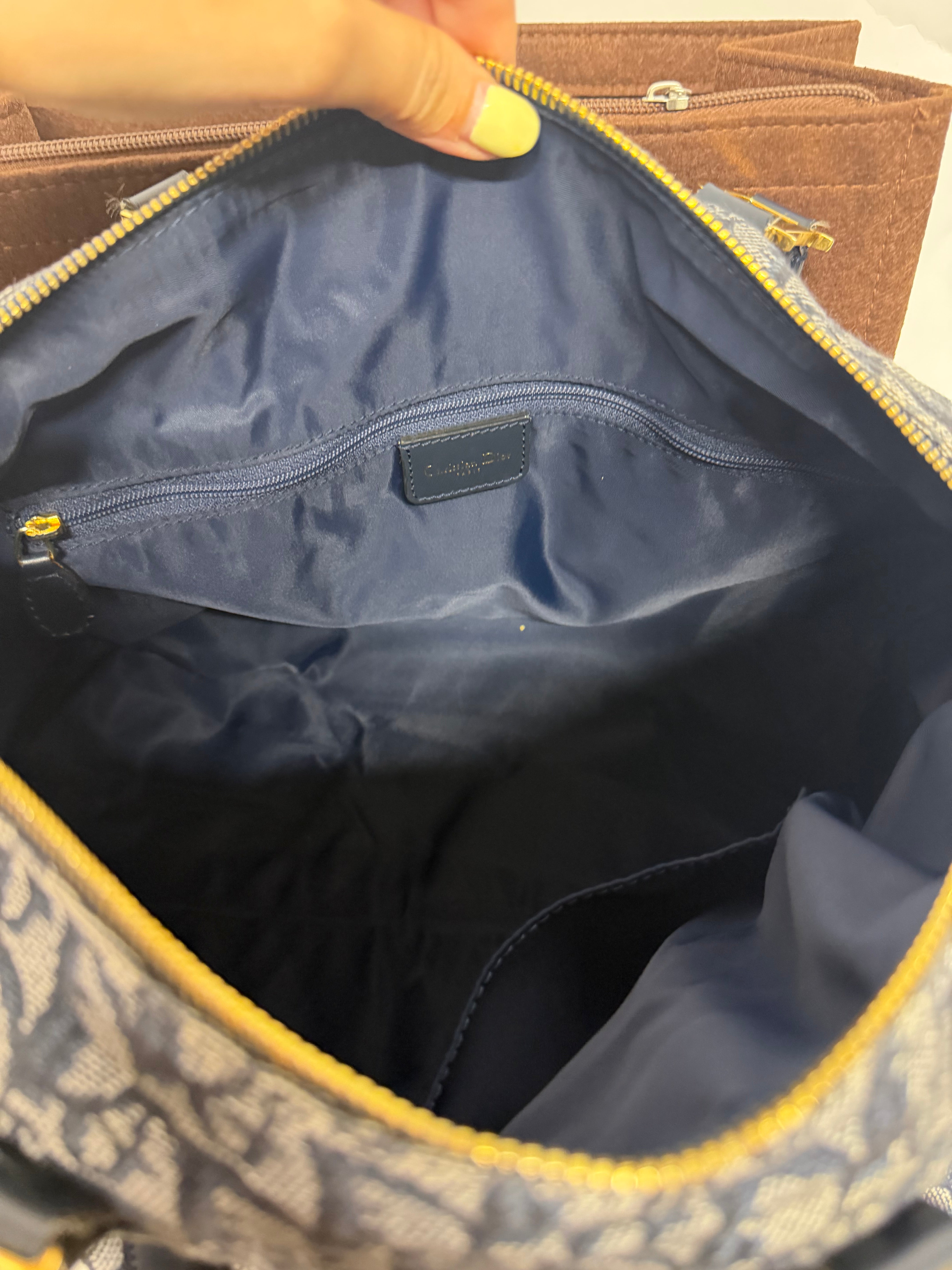 Christian Dior Trotter Boston 35 Navy