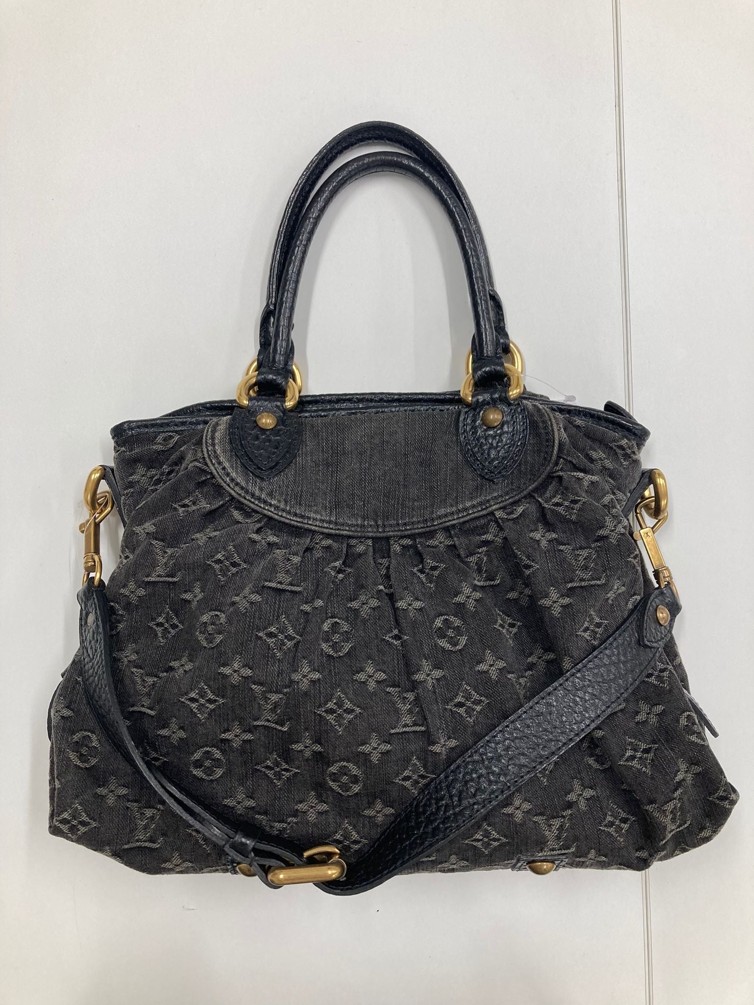Louis Vuitton Neo Cabby MM Denim negro Monogram