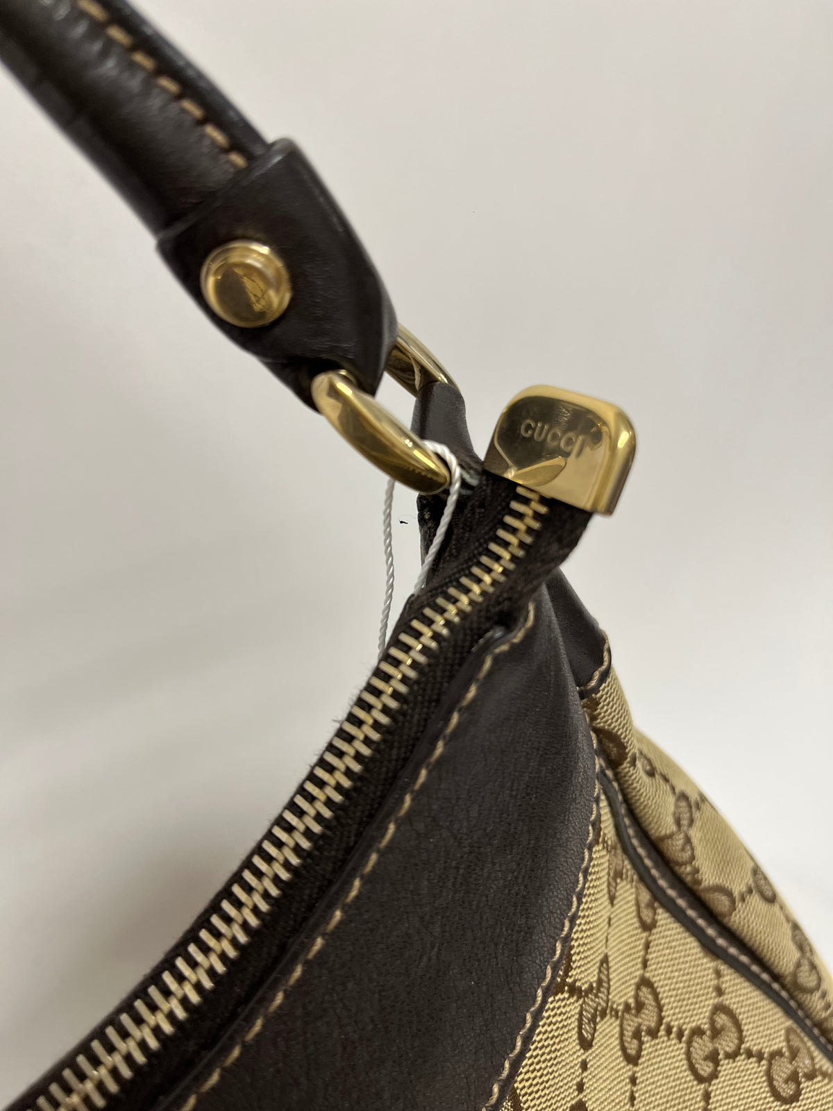 Gucci GG Canvas Abbey D-Ring Shoulder Bag