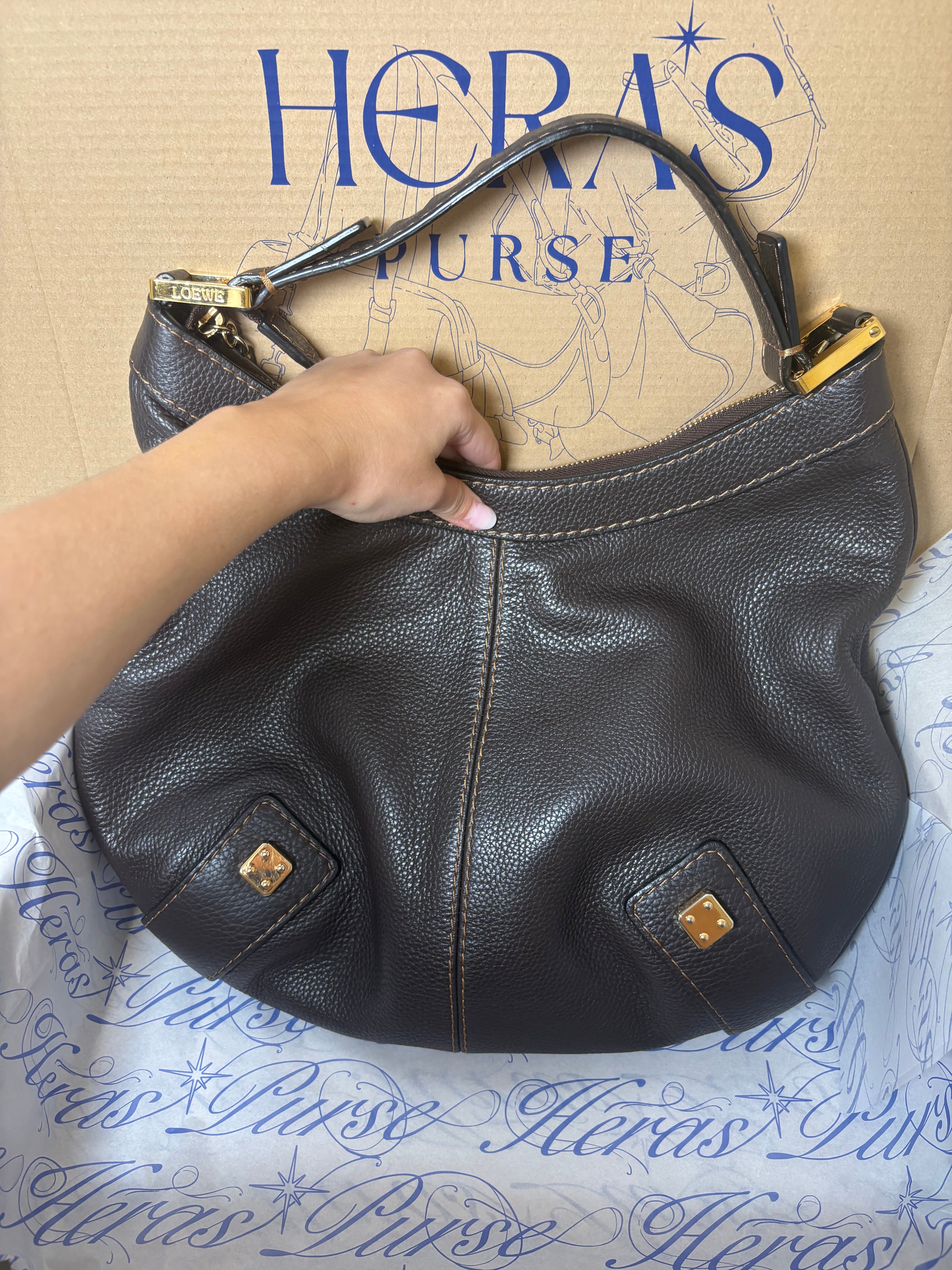 Loewe Hobo Road Safari Marrón Chocolate Large