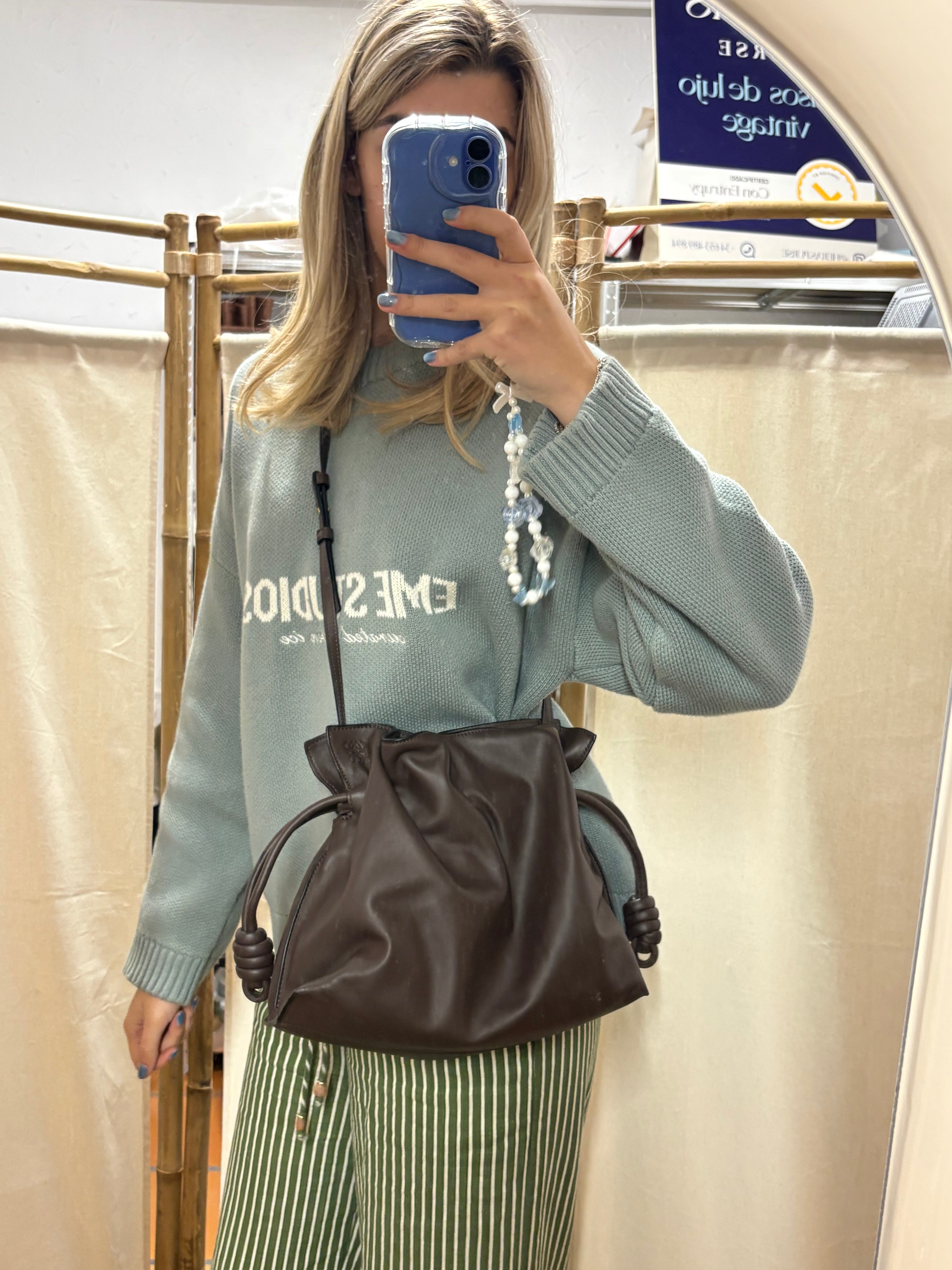 Loewe flamenco mediano marron