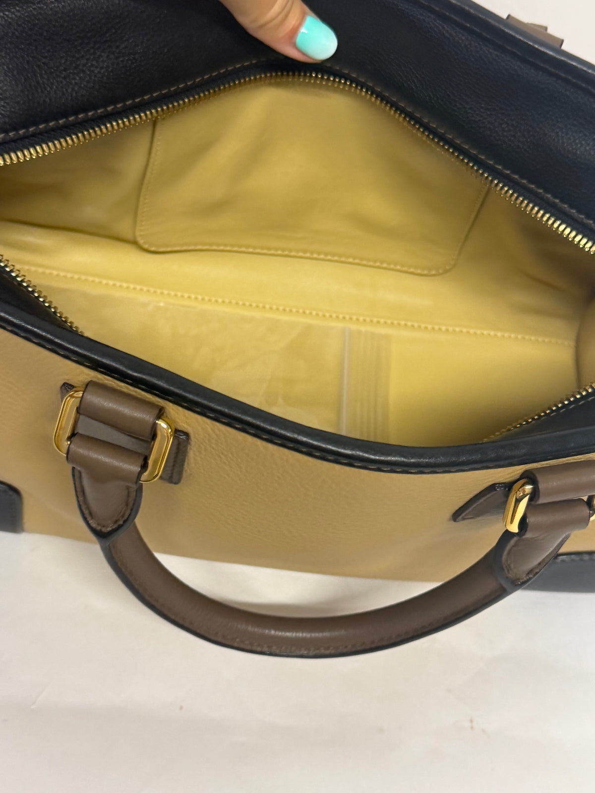 Loewe Amazona 28 Tricolor camel Herrajes Dorados