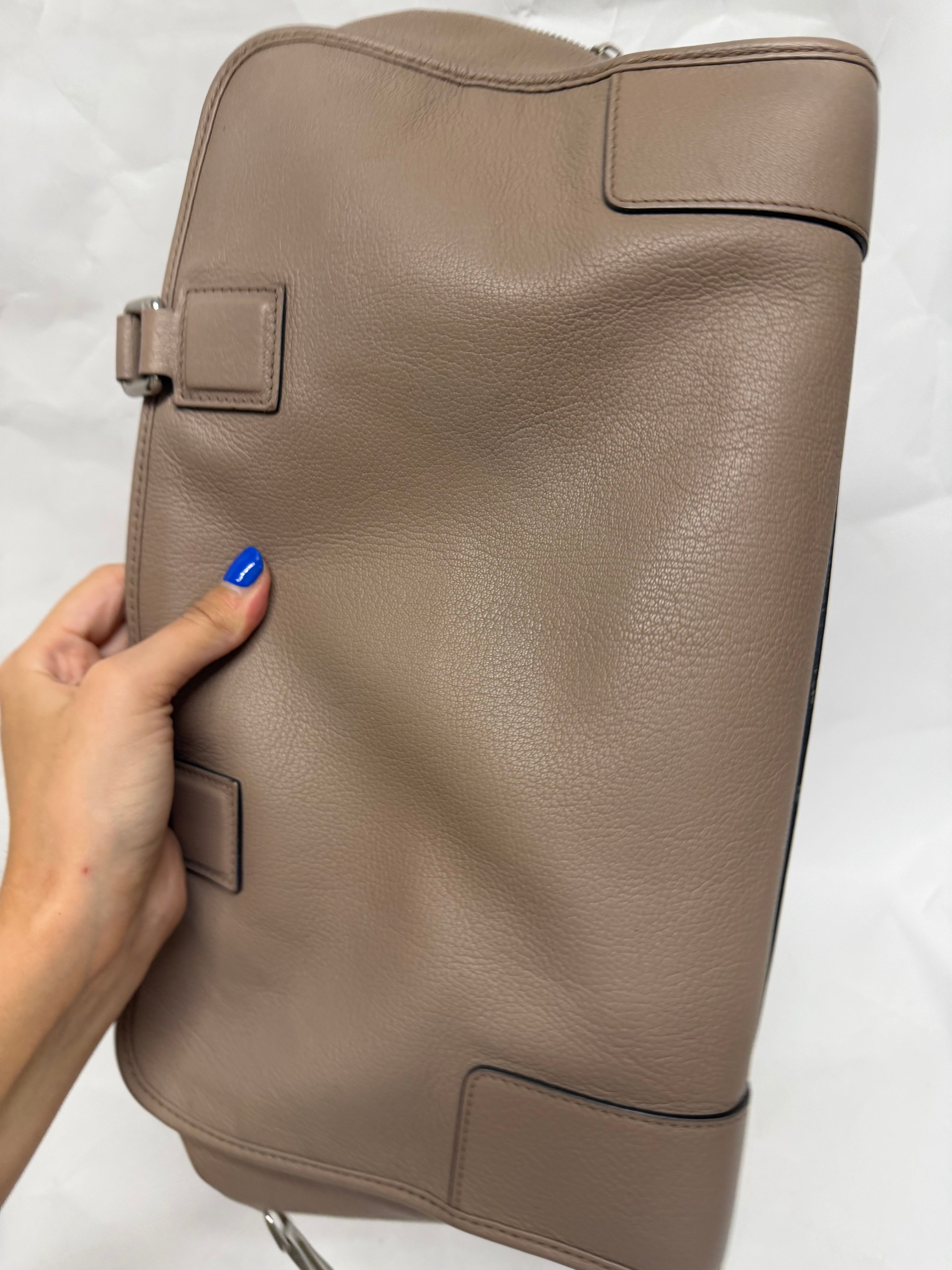 Loewe Amazona 36 | Piel Granulada Greige