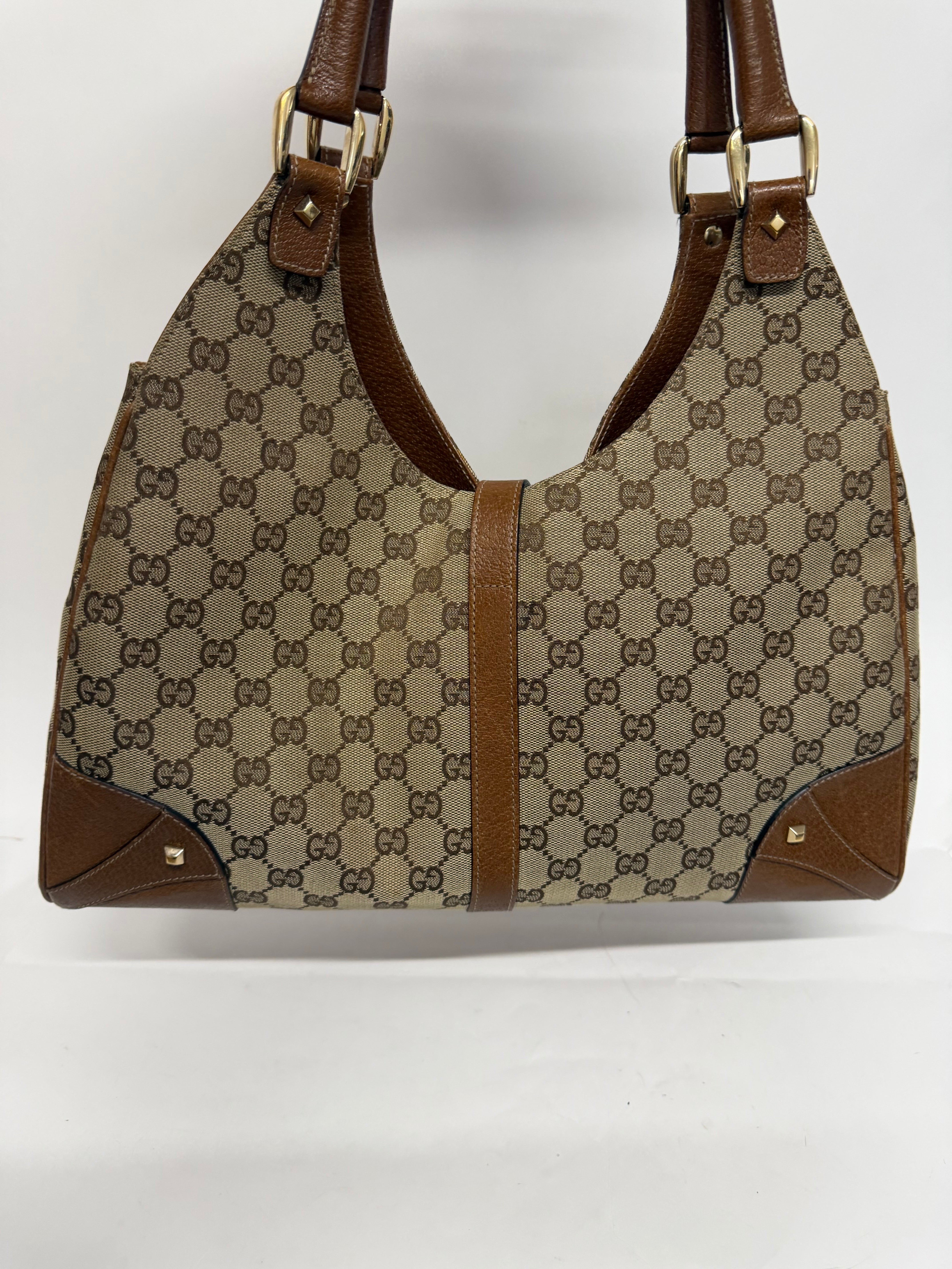 Gucci Jackie GG Canvas Grande Herrajes Dorados