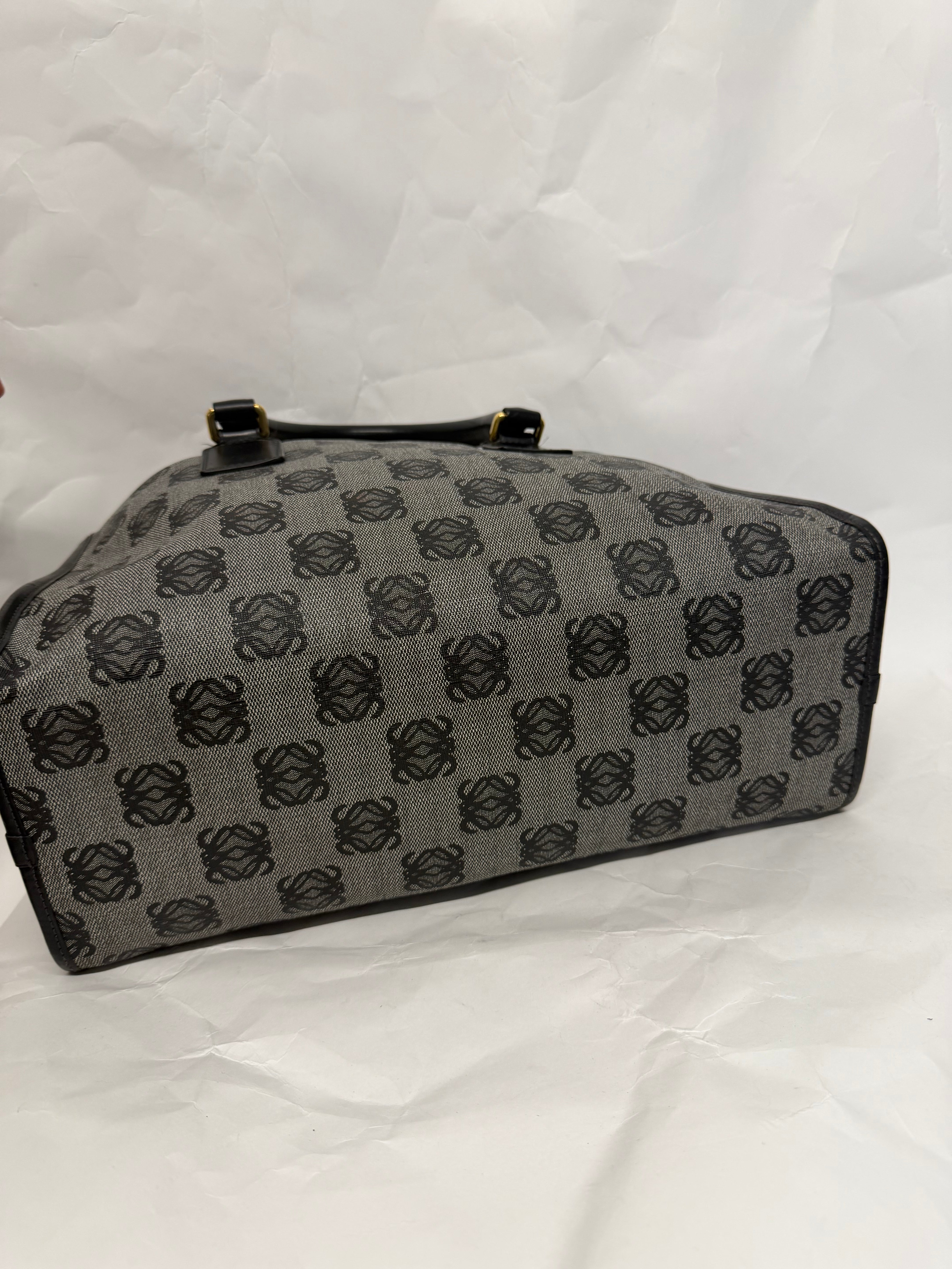 Loewe Amazona 36 Jacquard Anagram azul marino