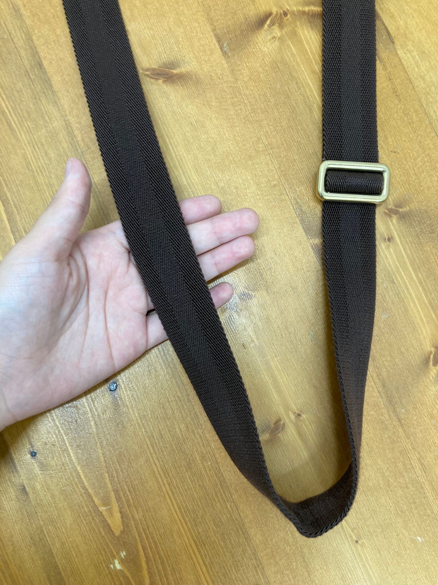 Gucci bandolera canvas marrón
