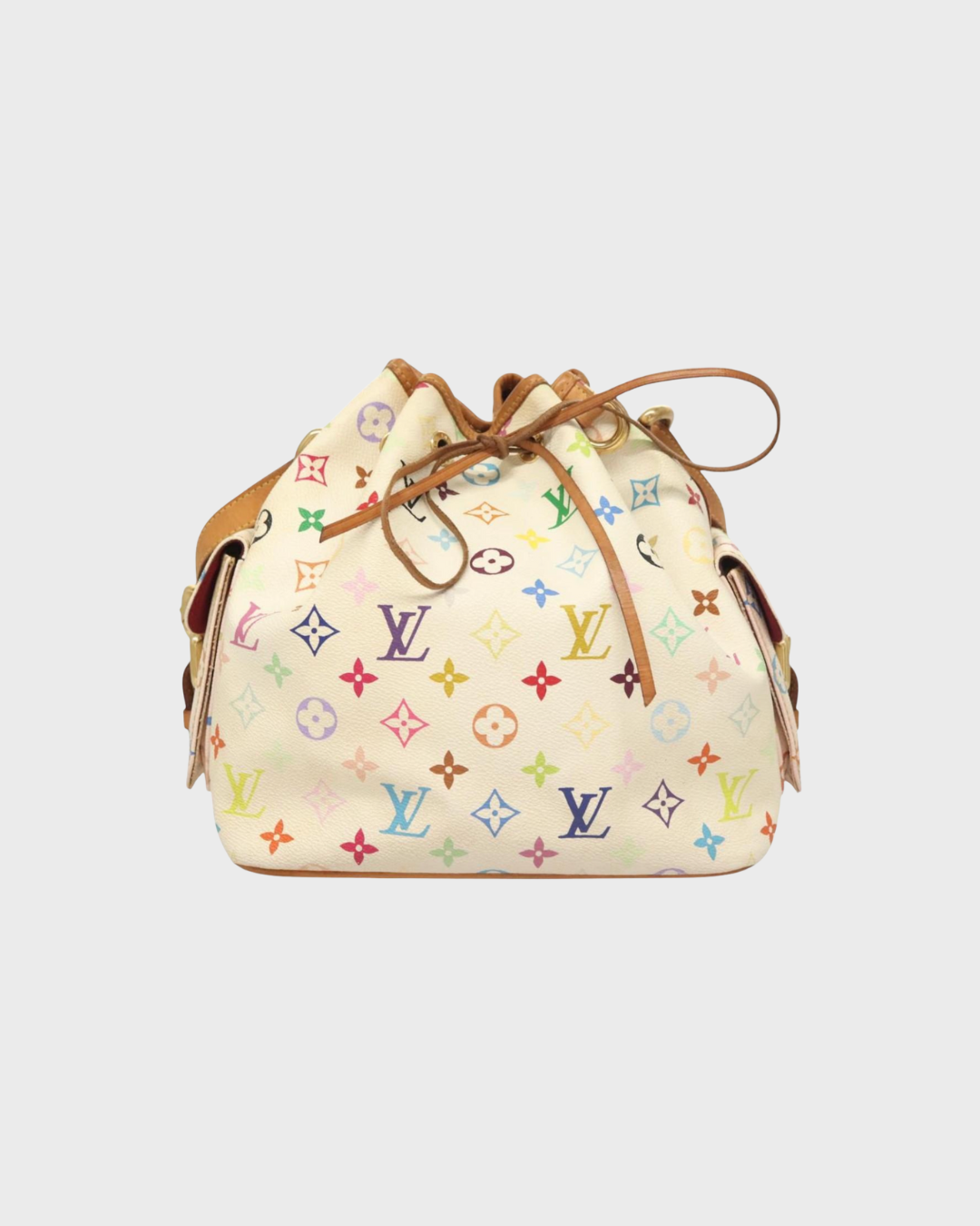 Louis Vuitton Petit Noé en canvas Monogram Murakami Multicolor blanco