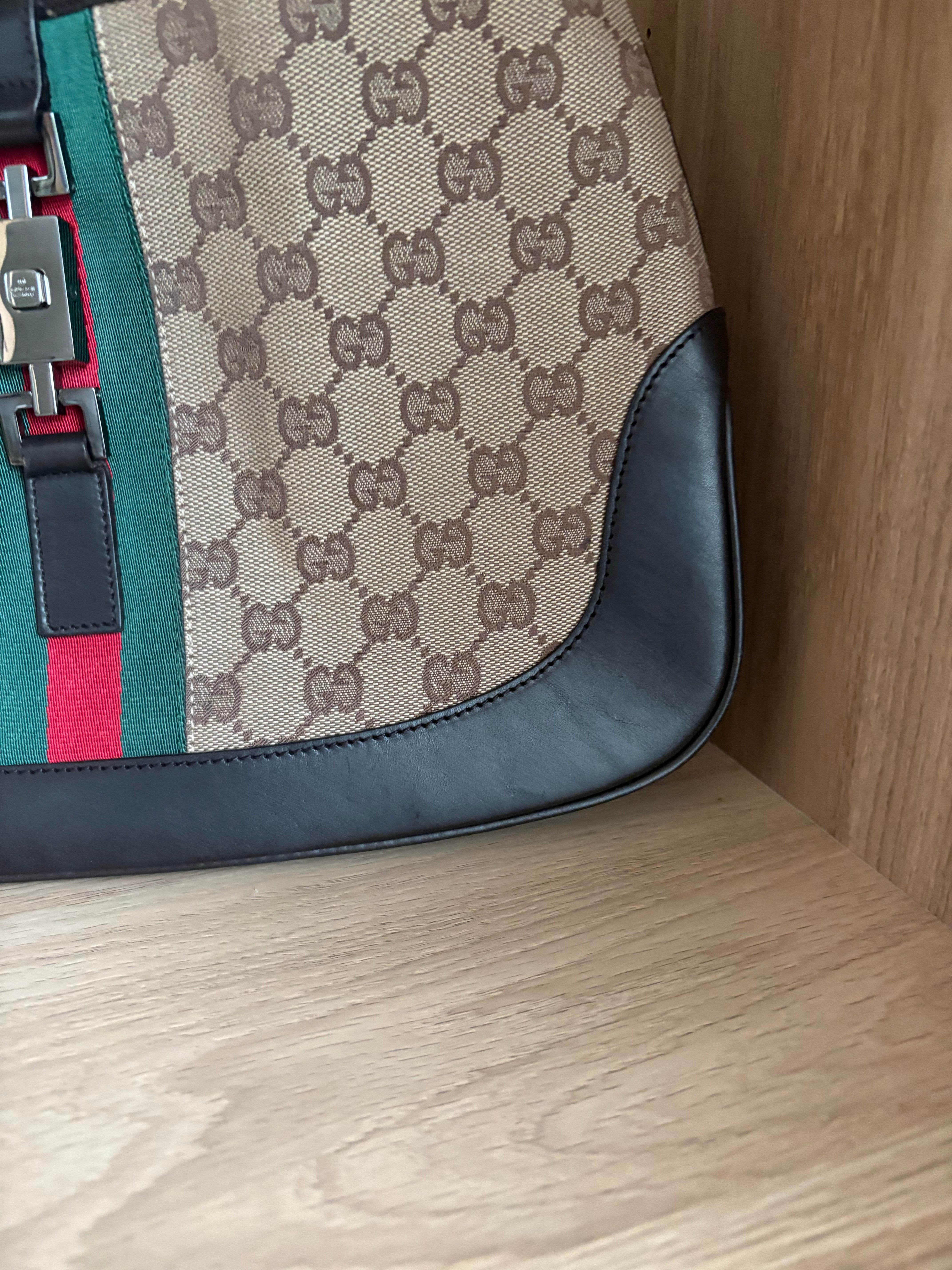 Gucci Jackie GG Canvas Shoulder Bag – Clásico Vintage