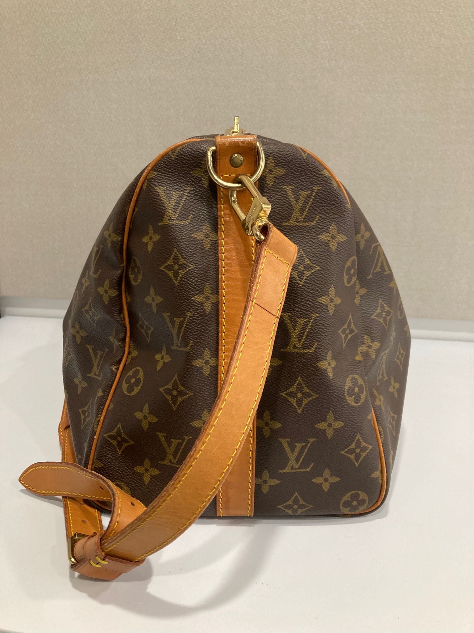 Louis Vuitton Keepall 45 canvas monogram bandolera