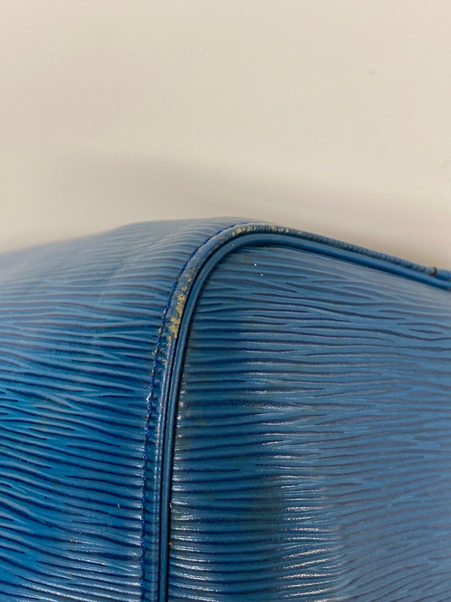 Louis Vuitton keepall 50 piel EPI azul Toledo