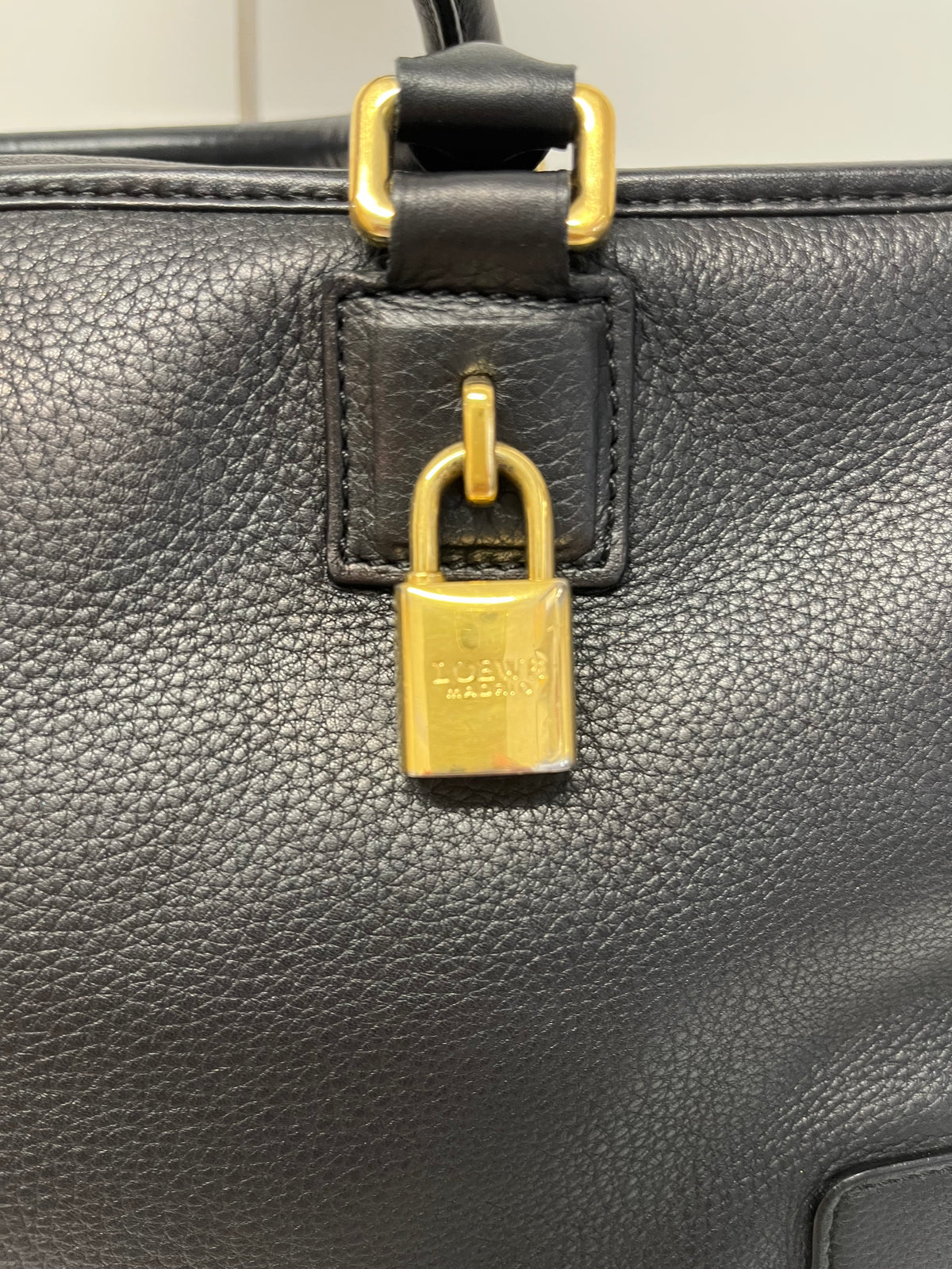 Loewe Amazona Negra Herrajes Dorados