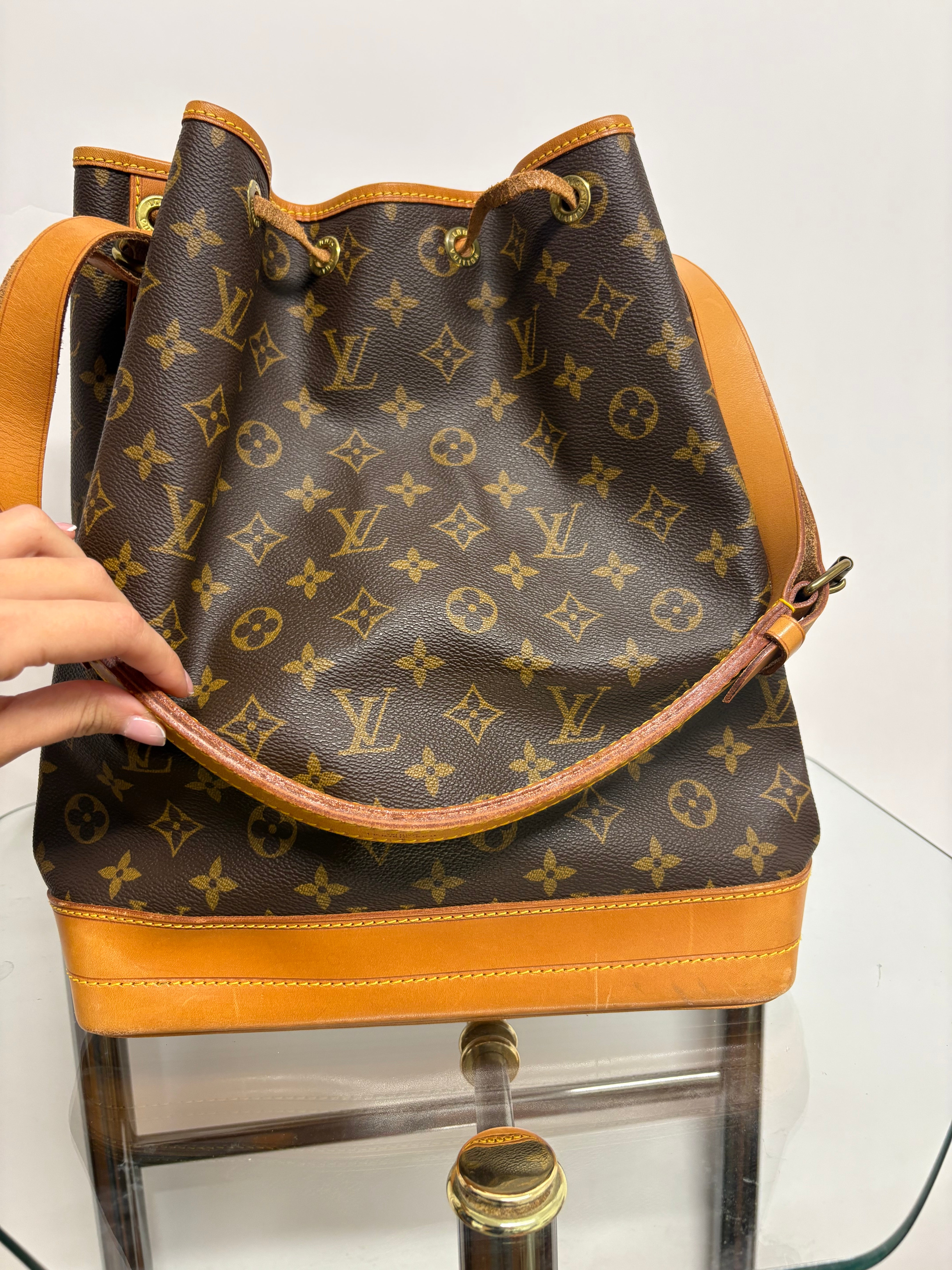 Louis Vuitton Noè clásico vintage canvas monogram