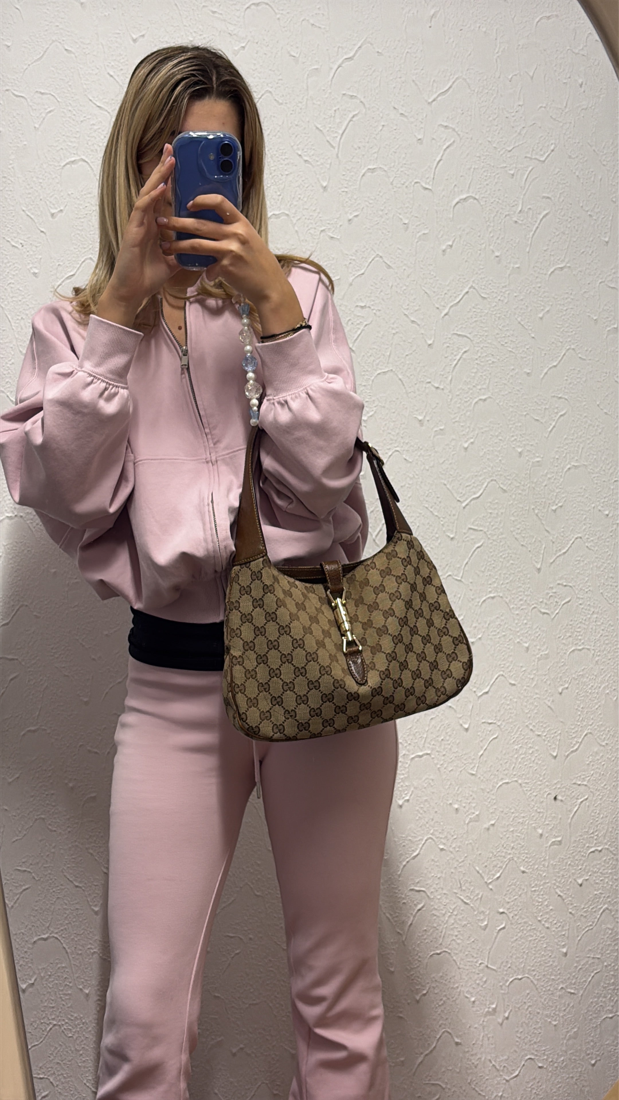 Gucci New Jackie GG Canvas Shoulder Bag