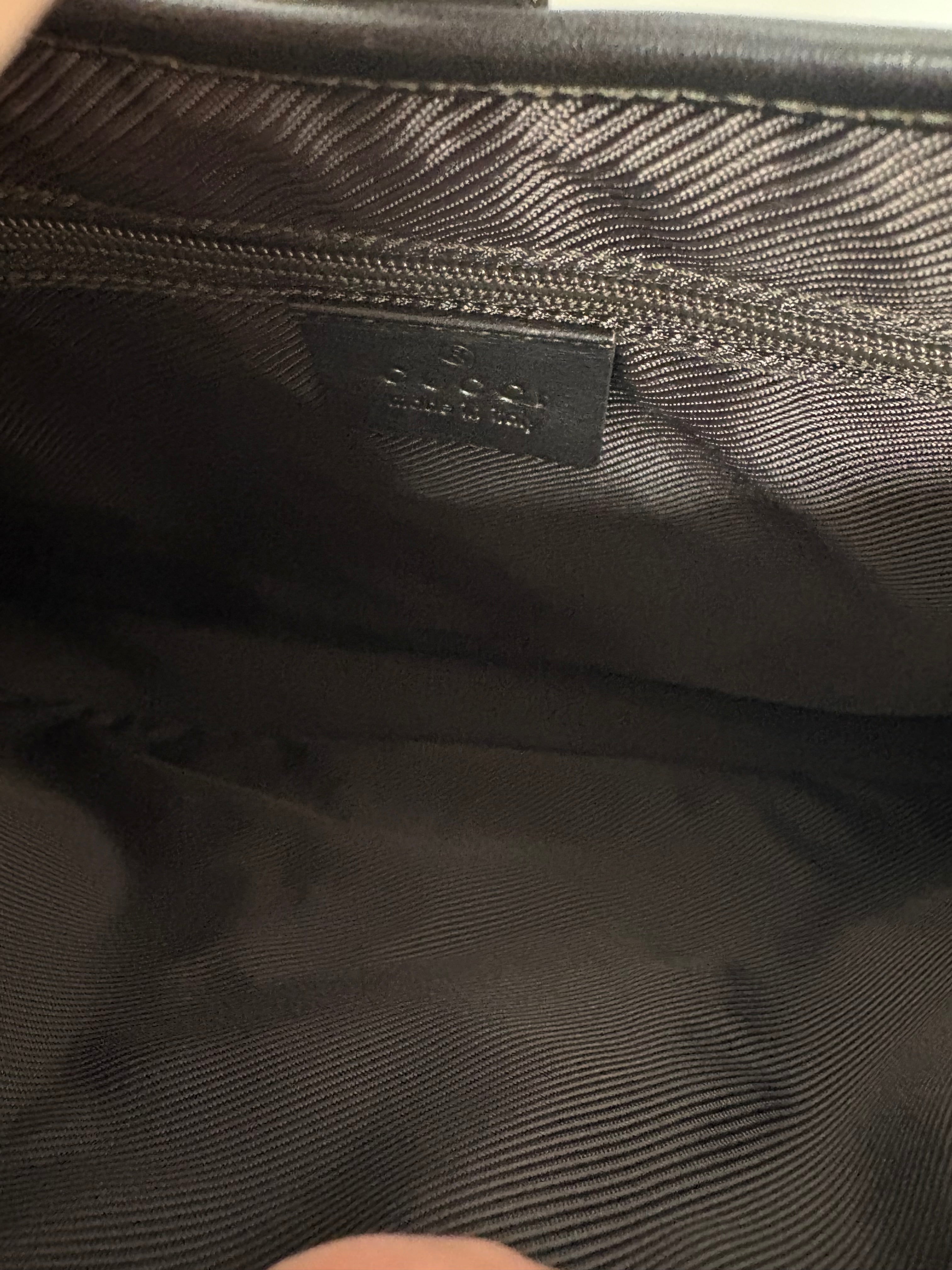 Gucci Jackie GG Canvas clasico mediano Marron Verde/Rojo