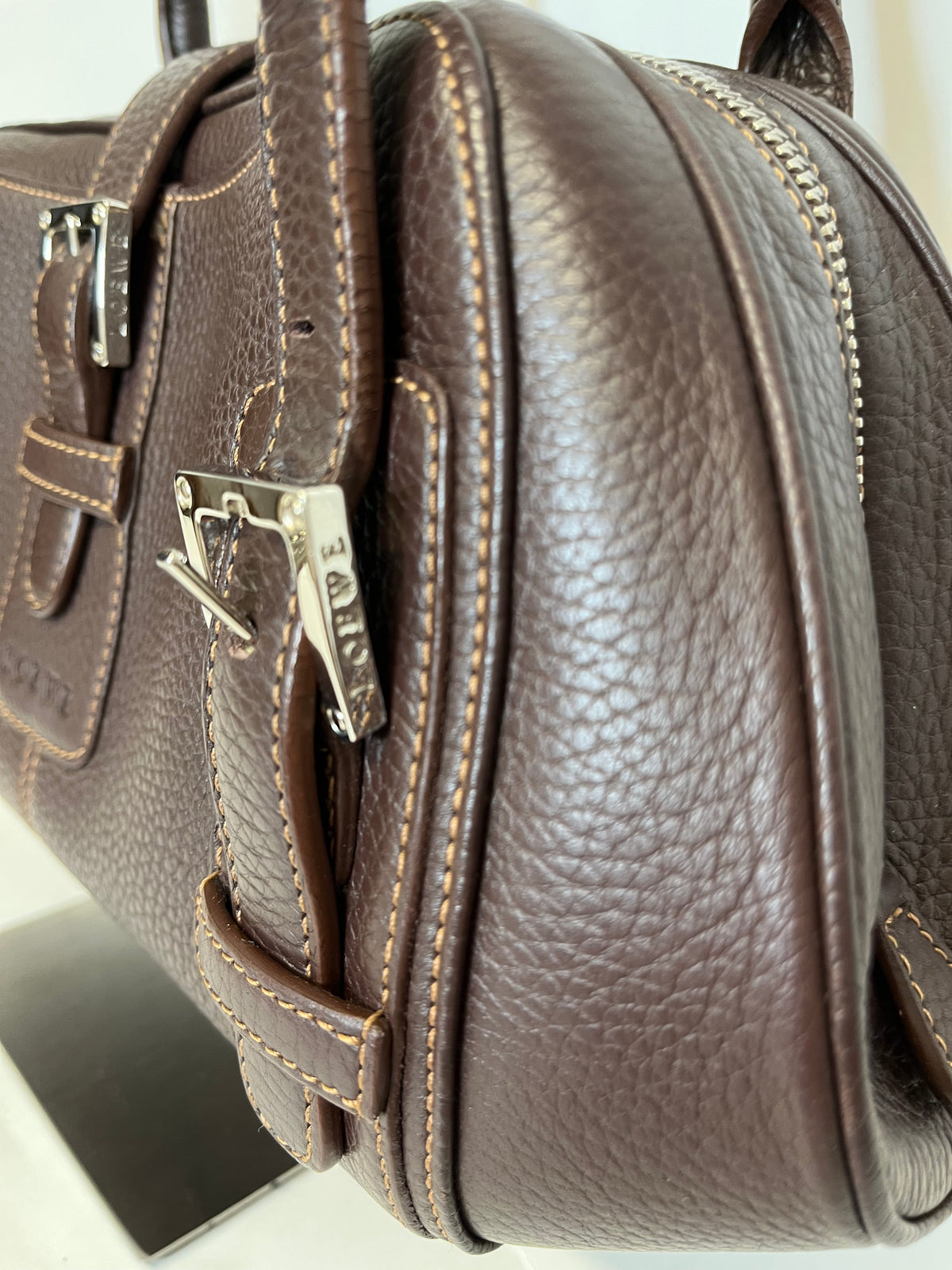 Loewe Senda Handbag Piel Marrón Oscuro (Pequeña)