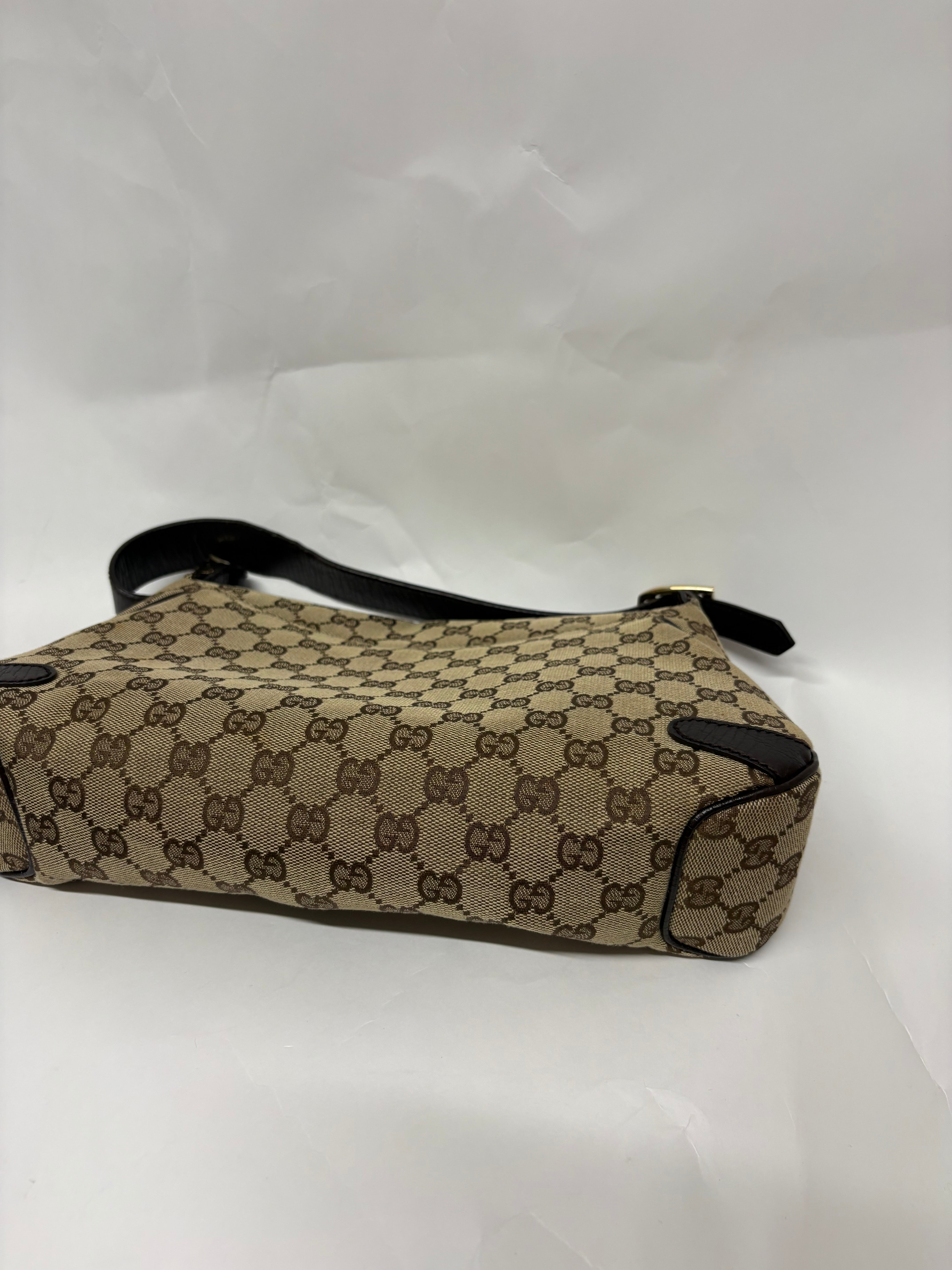 Gucci Horsebit Hobo GG Canvas Beige/Marrón – Iconic Chain & Bit