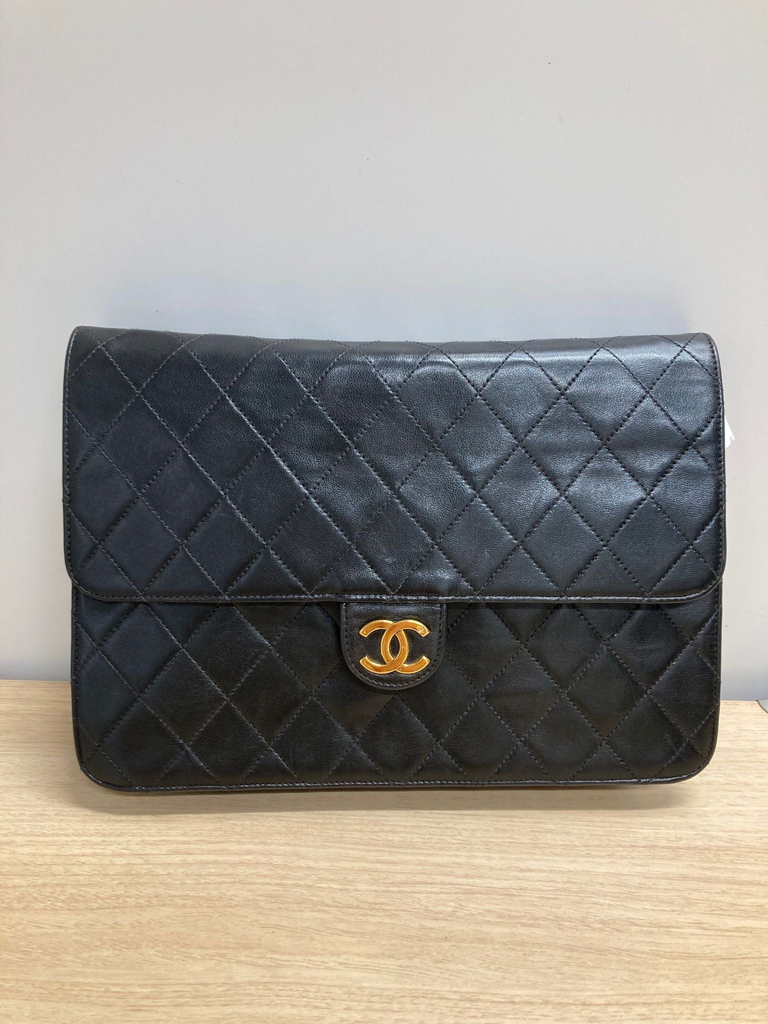 Chanel single flap lock vintage