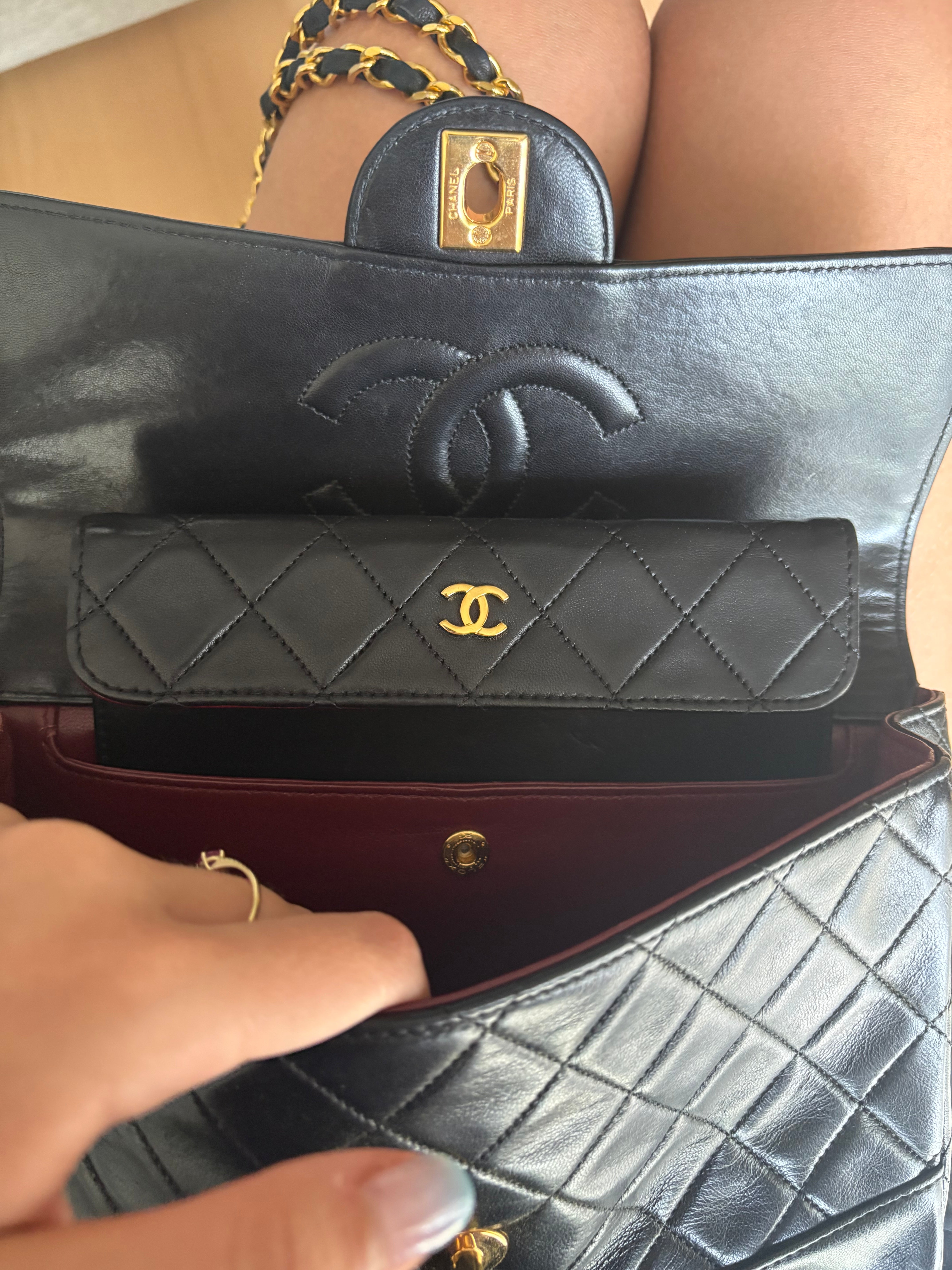 Chanel timeless classic flap 23 con monedero