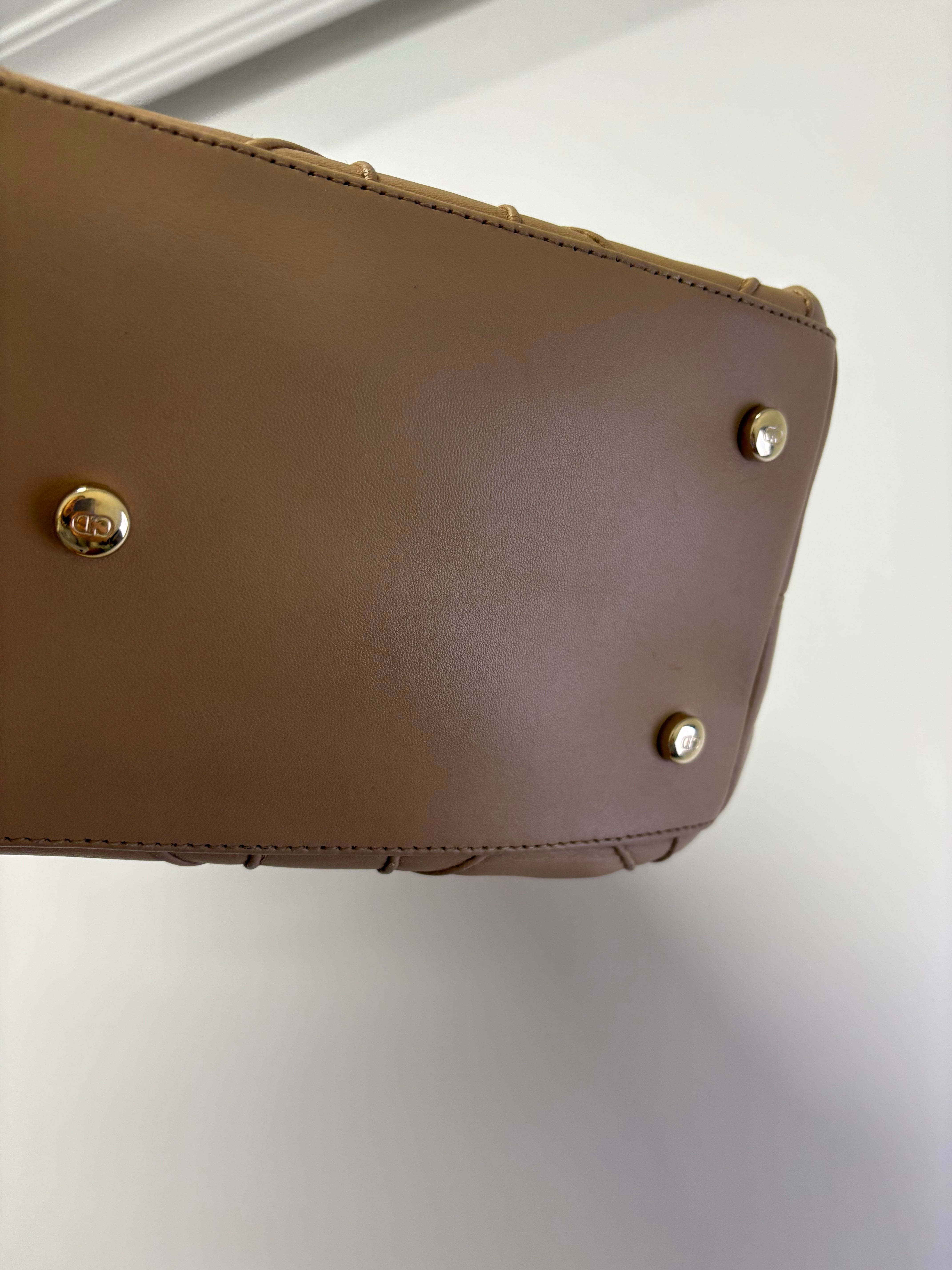 Dior Granville large tote beige camel bandolera