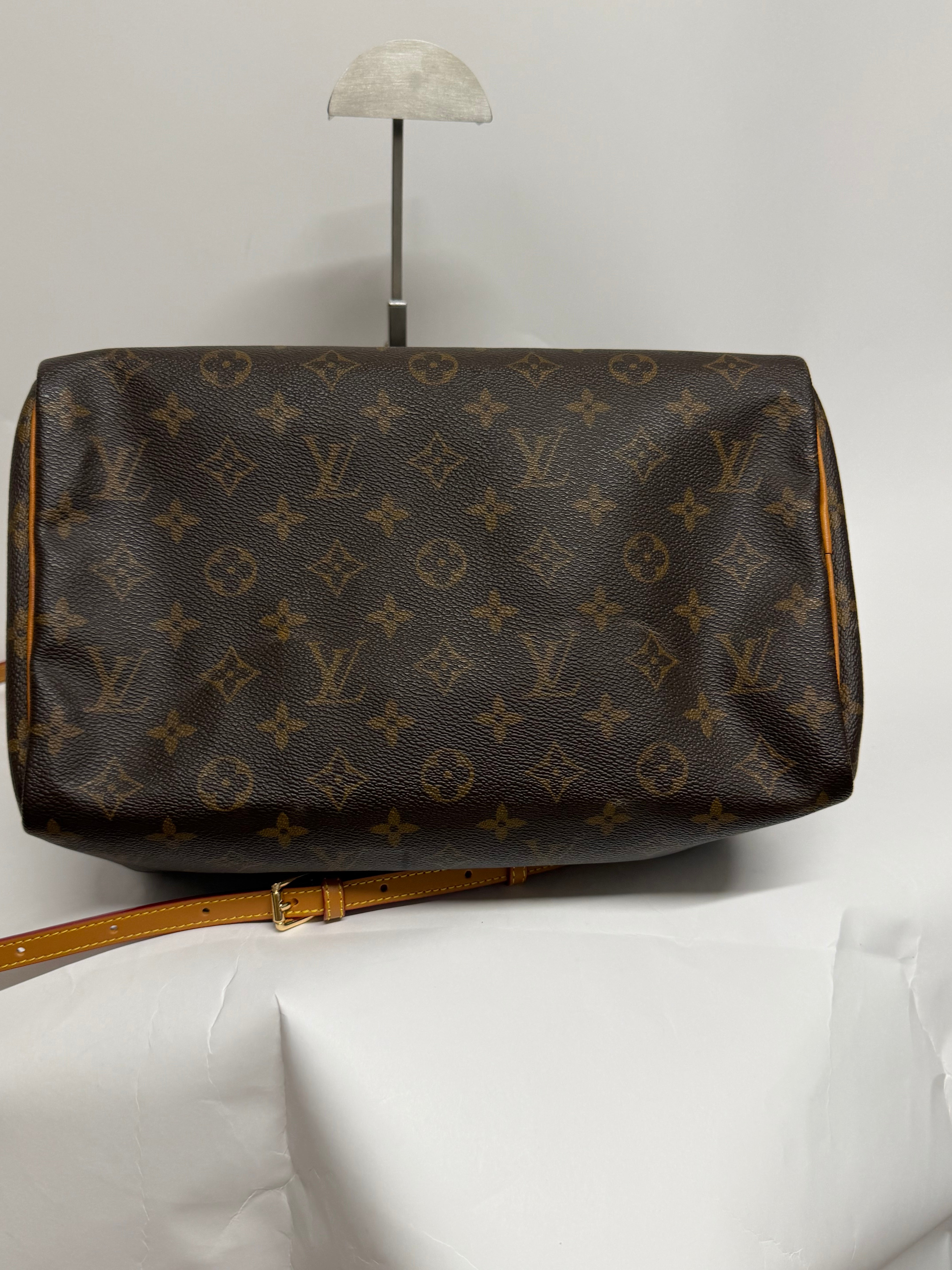 Louis Vuitton Speedy 30 Monogram con bandolera extra