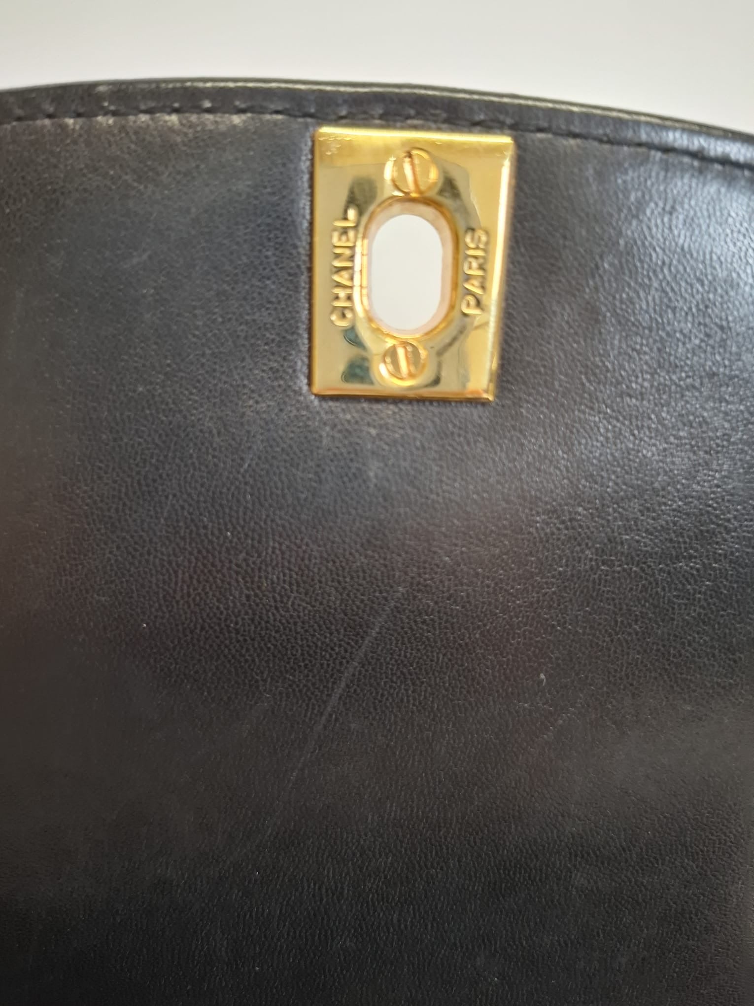 Chanel Diana Single Flap 25 Piel Cordero Negra - serie 1