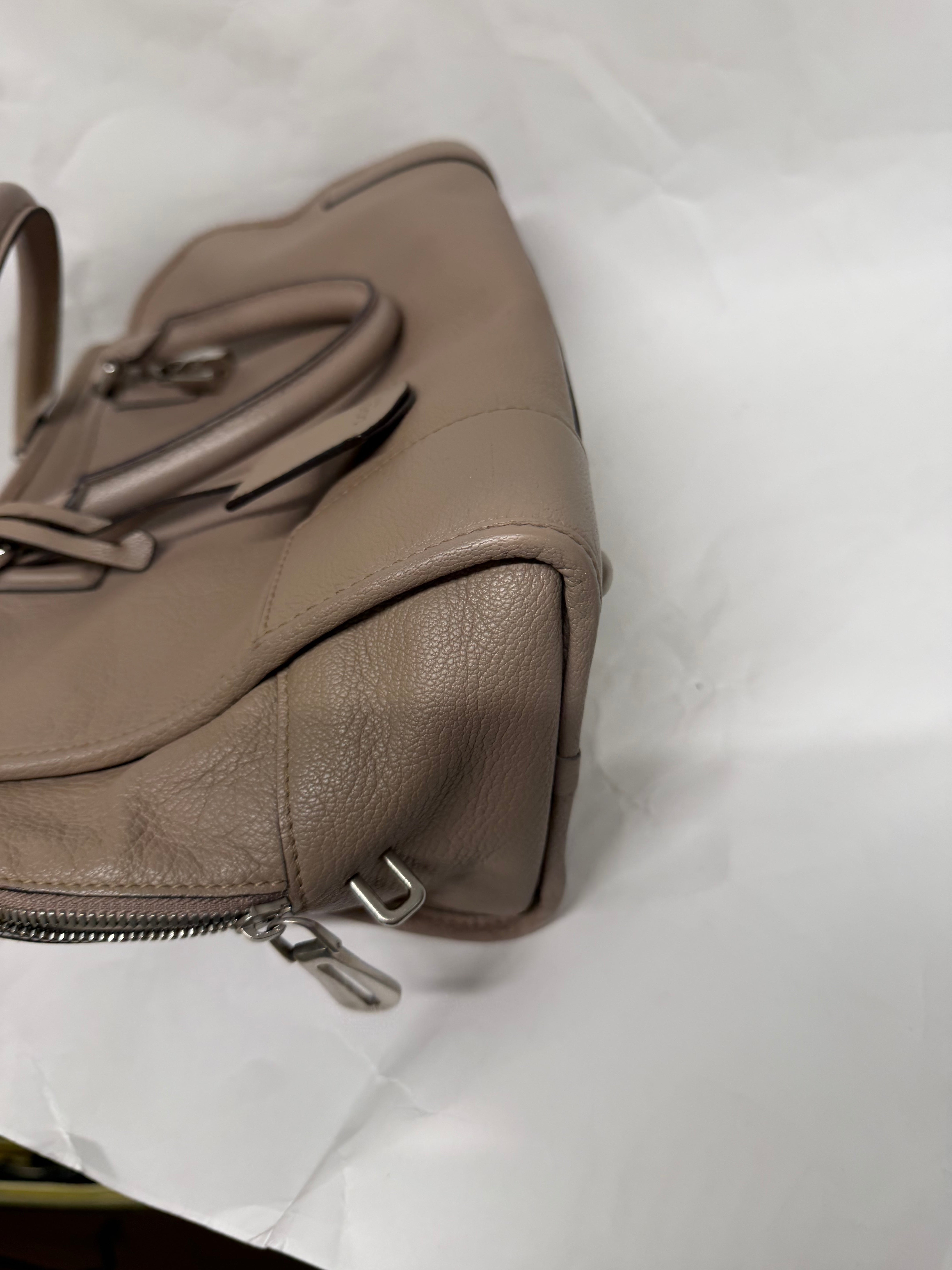 Loewe Amazona 36 | Piel Granulada Greige