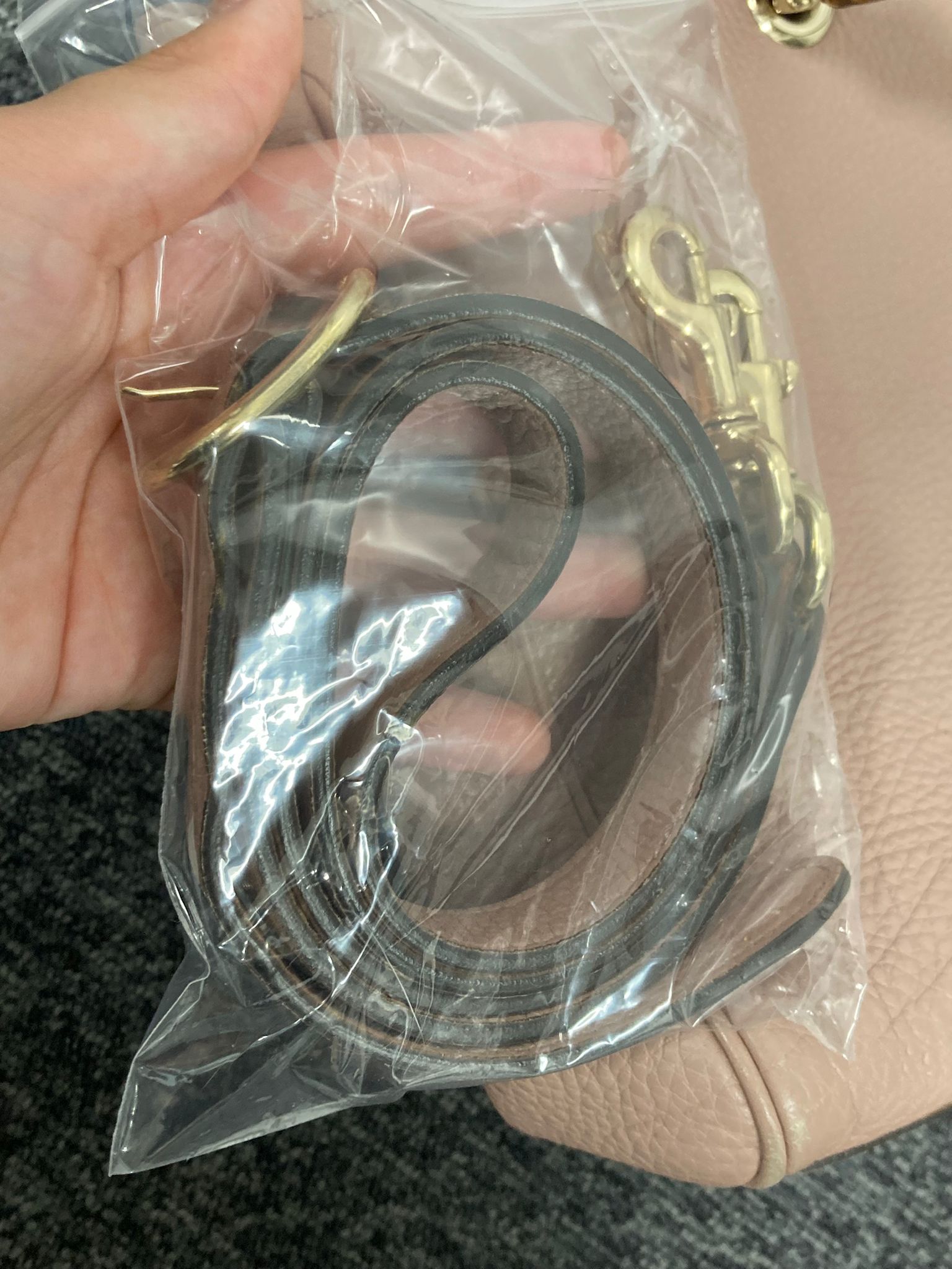 Gucci Bamboo 2Way Bag en piel rosa empolvado y bandolera