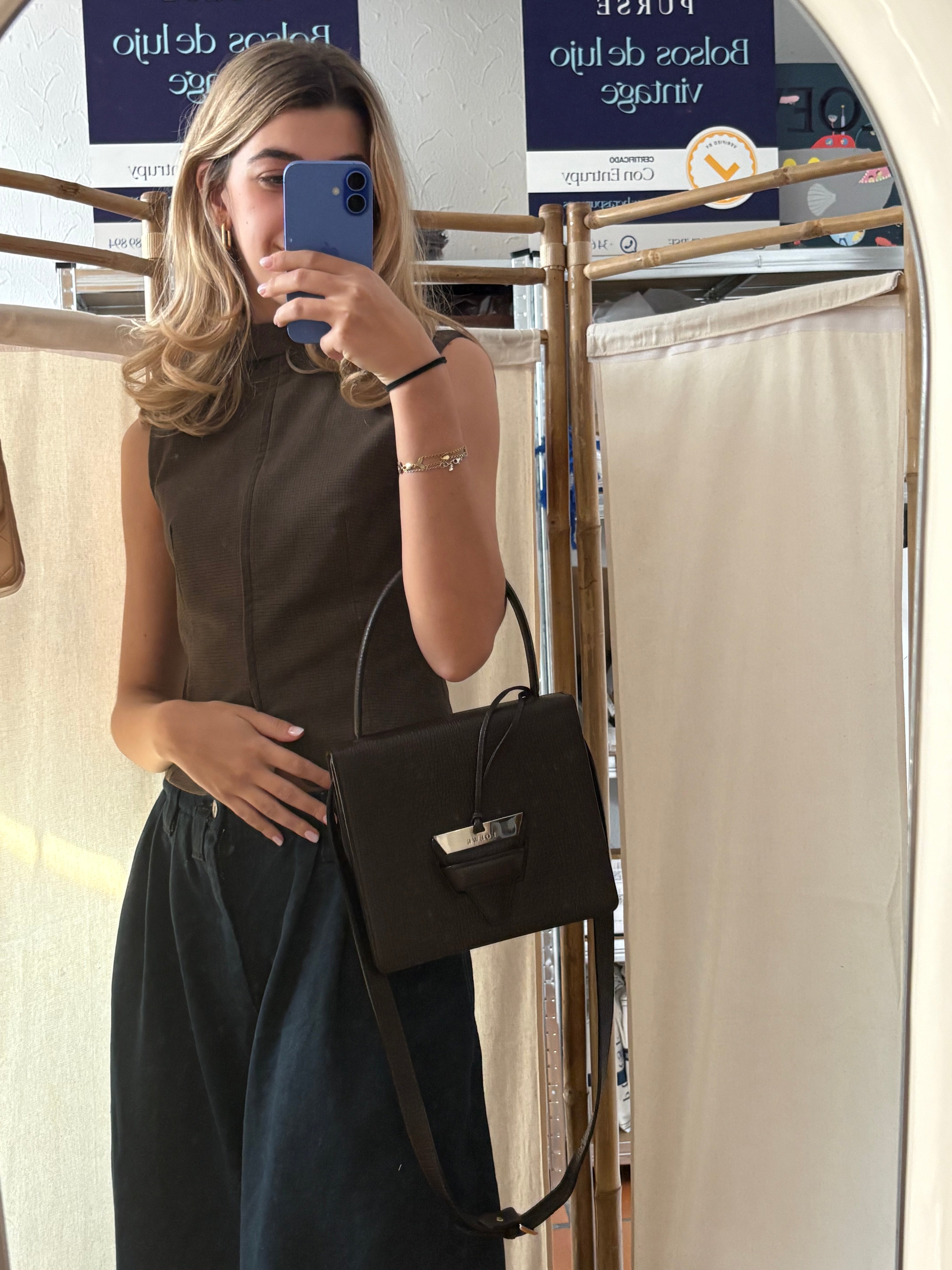 Loewe Barcelona 2-Way bandolera – Marrón
