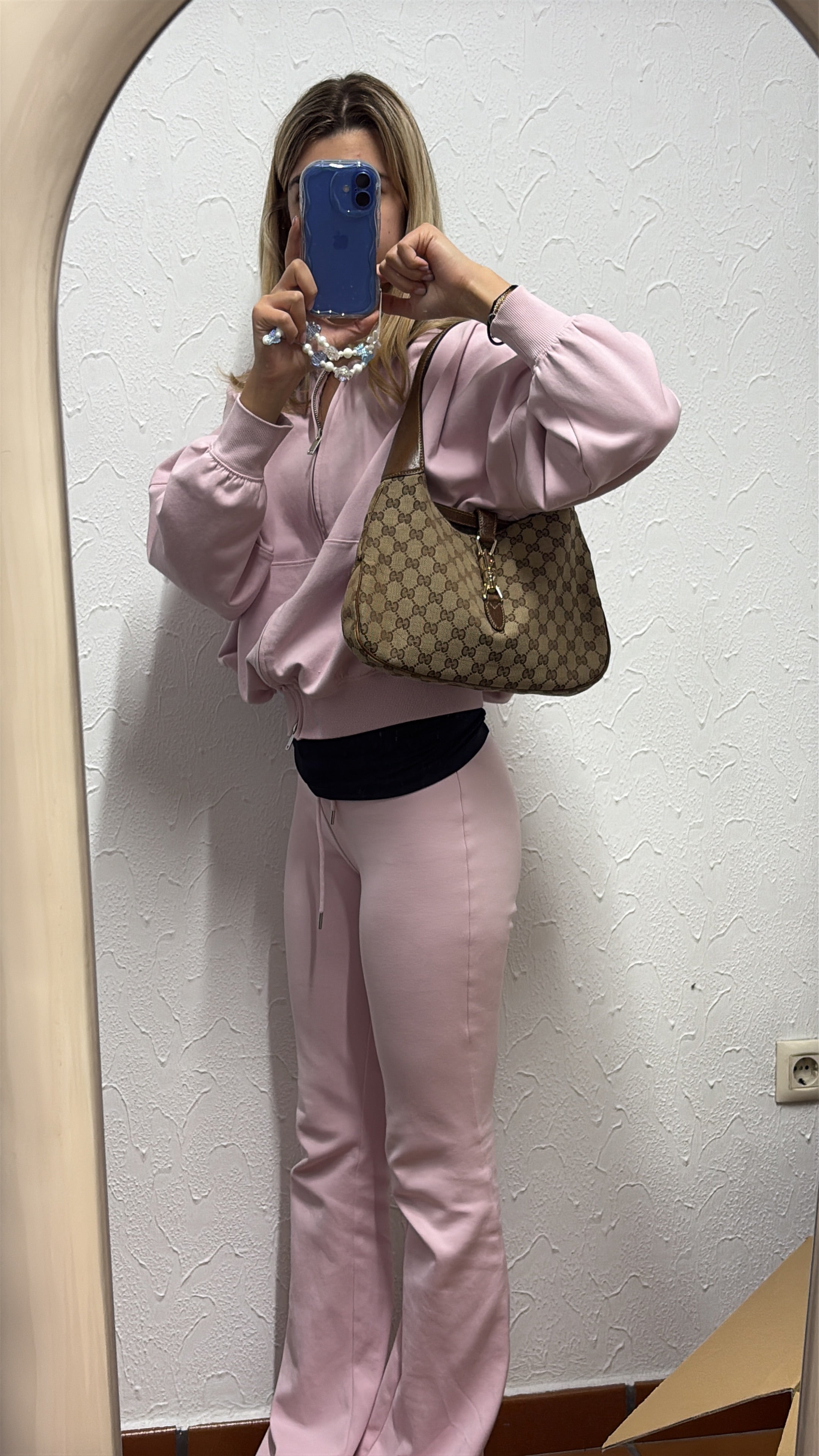 Gucci New Jackie GG Canvas Shoulder Bag