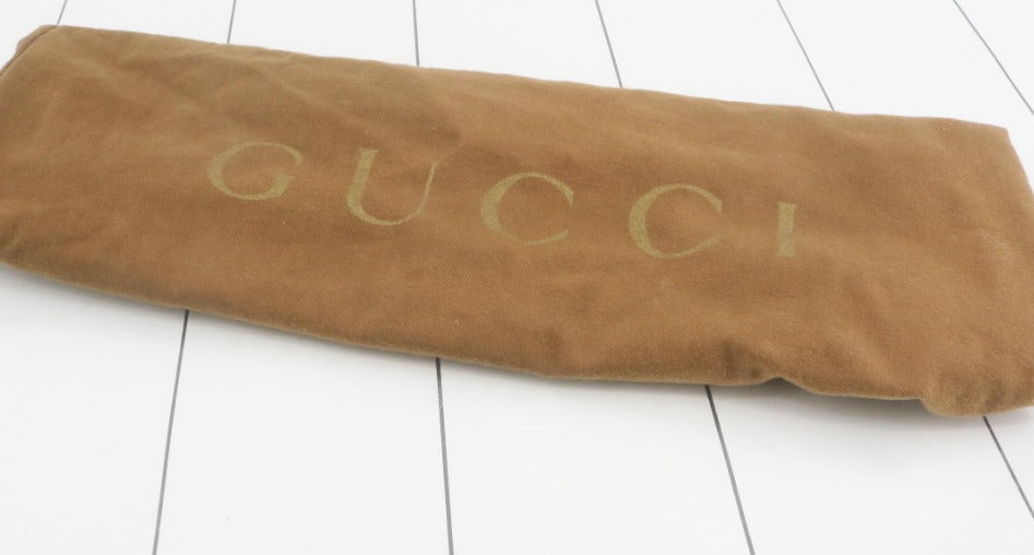 Gucci Pelham GG Canvas Beige & Camel Piel trenzada Mediano