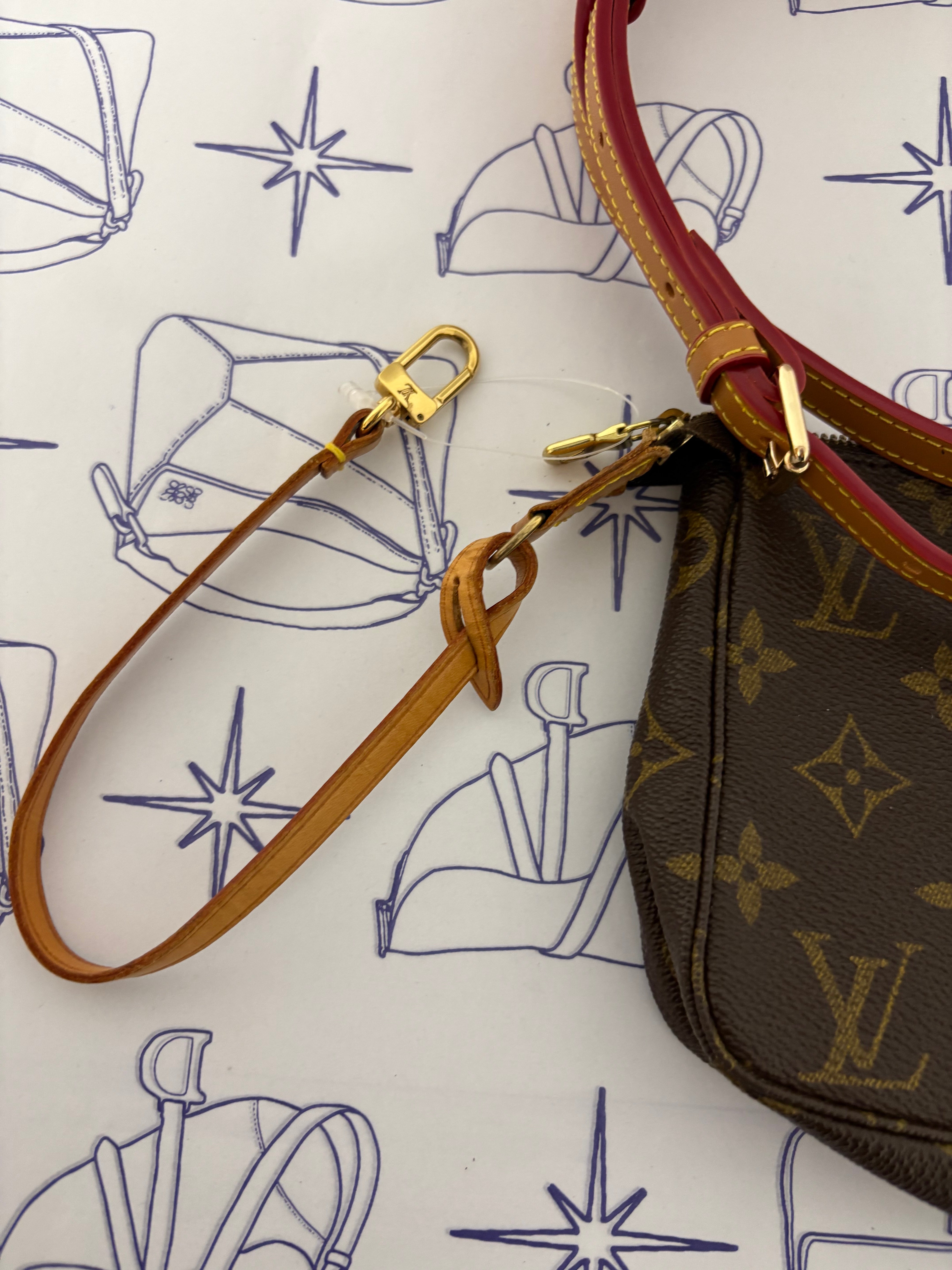 Louis Vuitton Pochette Accessoires con bandolera extra